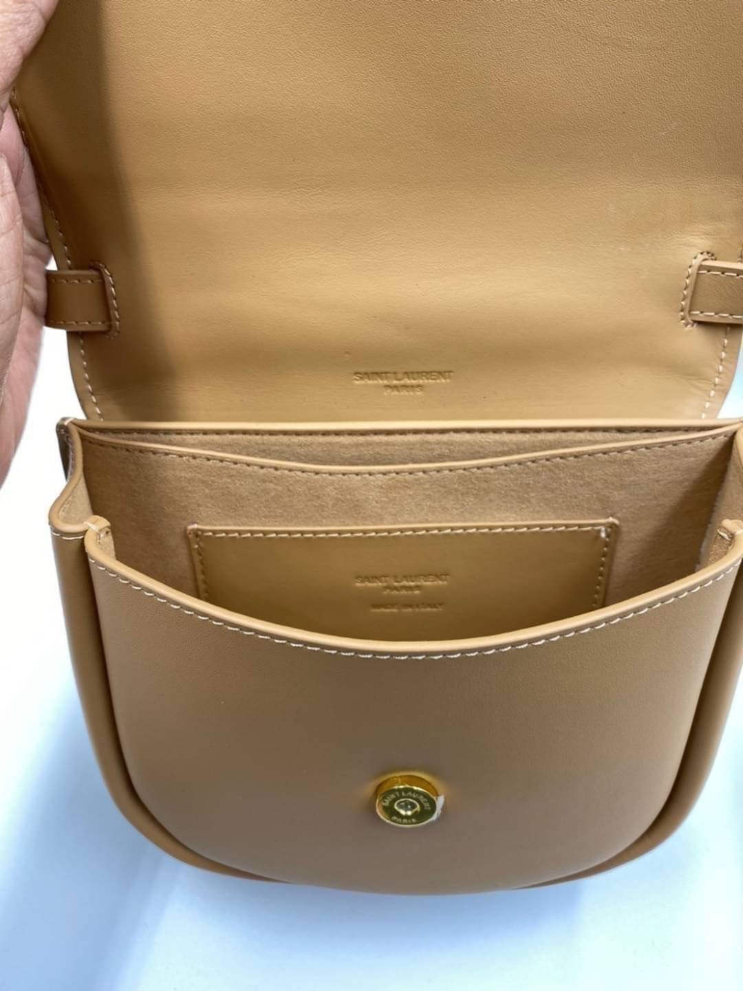 VIP 】หนังแท้ YSL SAINT LAURENT BORSA SATCHEL KAIA PICCOLA IN MORBIDA PELLE พร้อมส่งที่ไทย