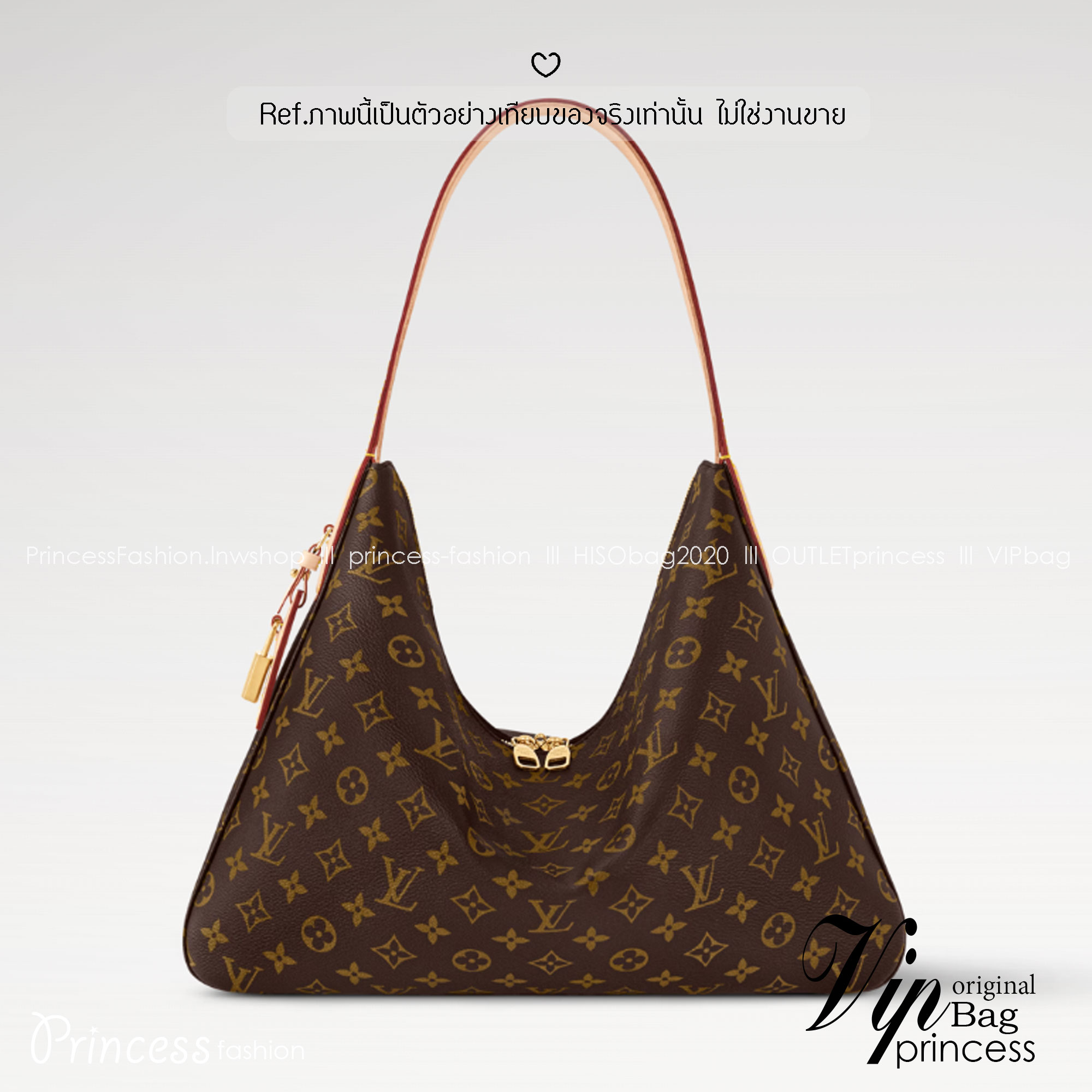 LV Slouchy MM Hobo bag 40 cm กระเป๋าถือ/สะพายไหล่ทรงโฮโบรุ่นใหม่ โดดเด่นด้วยรูปทรงอันเป็นเอกลักษณ์ เหมาะสำหรับพกพาเดินทางและใช้งานทุกวัน ลาย Monogram แคนวาสสุดไอคอนิก เสริมความสง่างามด้วยอะไหล่สีทอง งานจริงสวยมาก แนะนำค่ะ