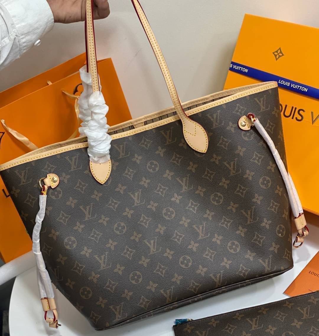 LV Neverfull MM เกรดออริจินอล พร้อมส่งที่ไทย ภาพสินค้าถ่ายจากงานขายจริง ใช้งานต่างประเทศได้