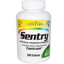 (Pre-order) 21st Century Health Care Sentry Multivitamin & Multimineral Supplement 300 Tablets