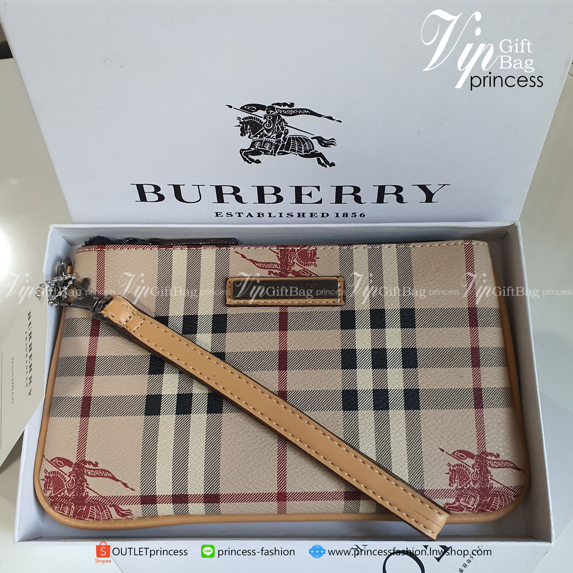 BURBERRY FRAGRANCES WRISTLET VIP Gift With Purchase Limited Edition พรีเมี่ยมกิ๊ฟของเเท้จากเคาน์เตอร์น้ำหอม