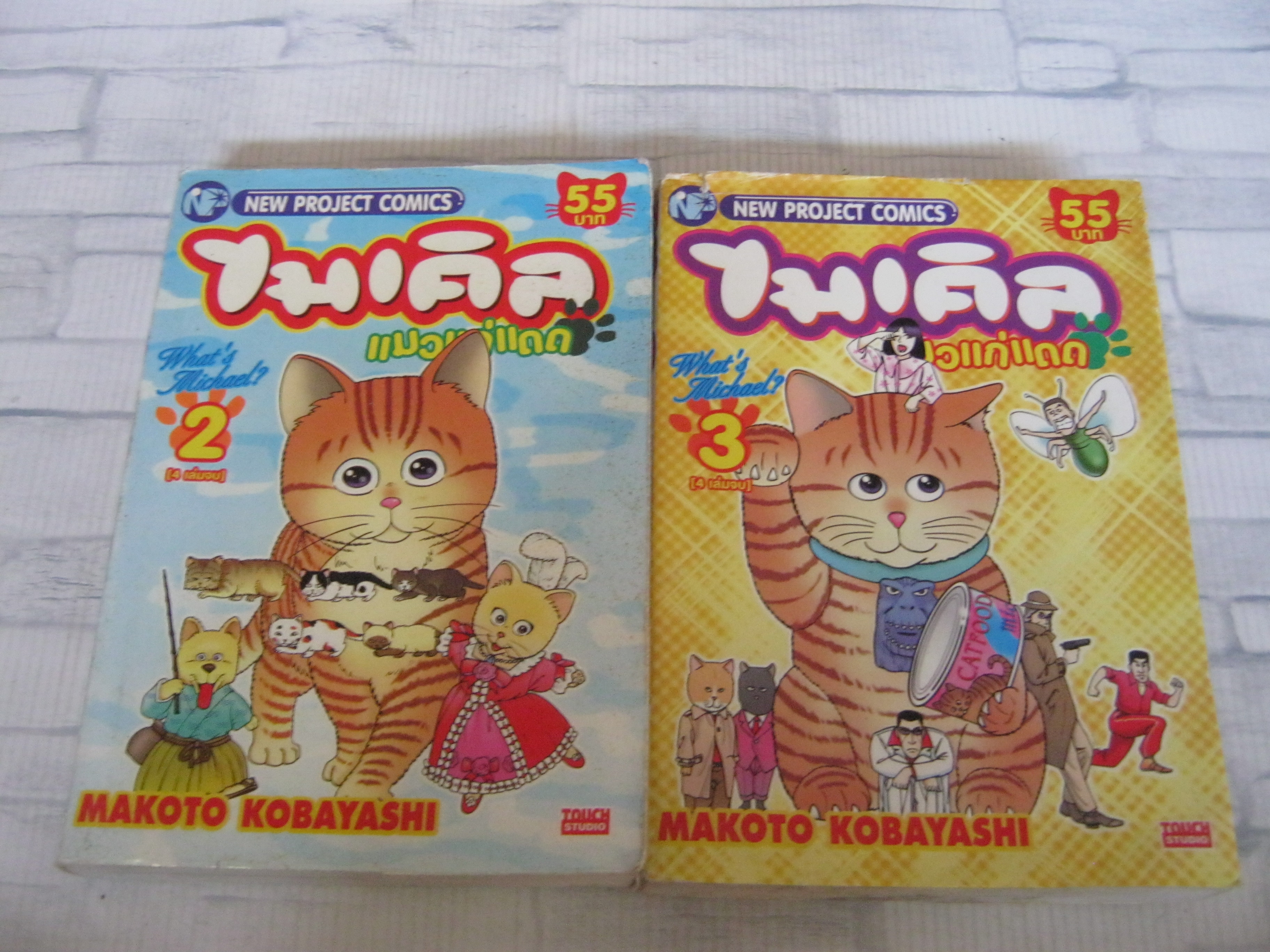 ไมเคิลแมวแก่แดด ชุด เล่ม 2,3 ( 4 เล่มจบ ) ขาดเล่ม 1,4***สินค้าหมด***