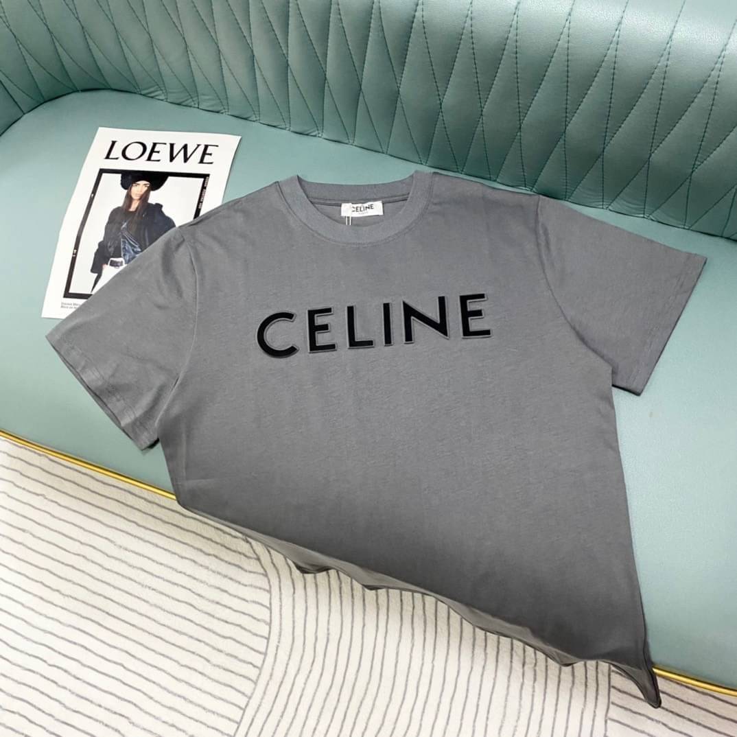 Celine T-Shirt / CL T-Shirts เสื้อยืดแบรนด์เนม เสื้อแบรนด์หรู เกรดออริจินอล สลับแท้ ภาพถ่ายจากงานจริง ใช้งานต่างประเทศได้