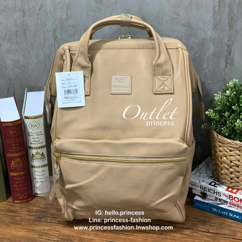 Anello polyurethane leather rucksack รุ่น Mini และ Classic กระเป๋าเป้จากแบรนด์เล็กๆมาสู่แบรนด์ดังทั้งในไทยและญี่ปุ่น วัสดุหนังpuแต่งลายหินอ่อนหนังนิ่ม กันน้ำได้ ภายในมีช่องเล็ก2ช่อง เปิดปิดด้วยซิปคู่ ปากกระเป๋าเป็นโครงสะดวกต่อการหยิบจับของภายใน ด้านข้างมี