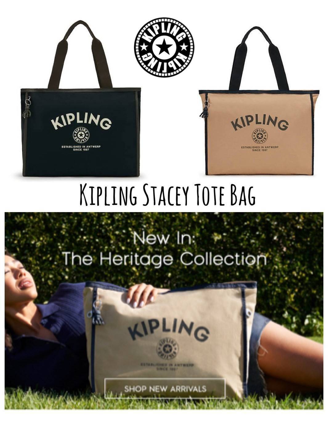 Kipling Stacey Tote Bag(KI3101) คอลเลคชั่นใหม่ล่าสุดจากkipling เป็นกระเป๋าที่มีสายคล้องเอาไว้ใช้งานบริเวณไหล่ สามารถจัดเก็บสิ่งของได้ในจำนวนมาก รวมไปถึงตัวซิปที่มีความไหลลื่น ใช้งานง่ายไม่มีสะดุดในขณะเดียวกันตัวกระเป๋าเองก็มีน้ำหนักเบามาก ๆ พื้นฐานที่สามา
