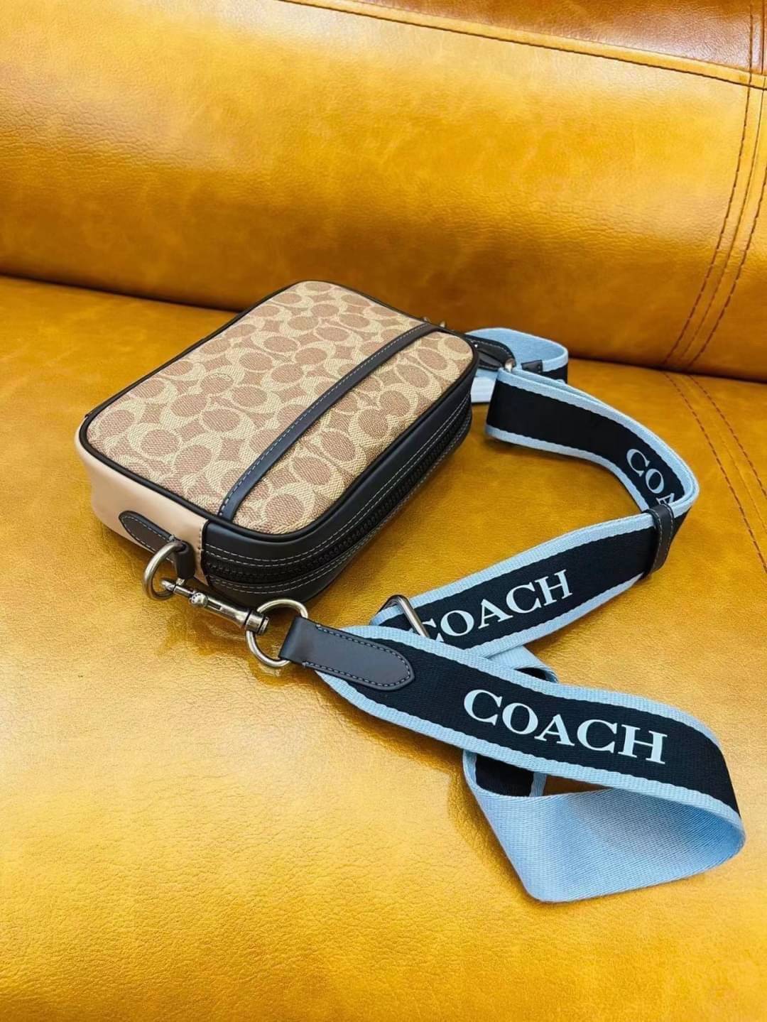OUTLET 】Coach Mens 91460 camera bag slingbag พร้อมส่งที่ไทย