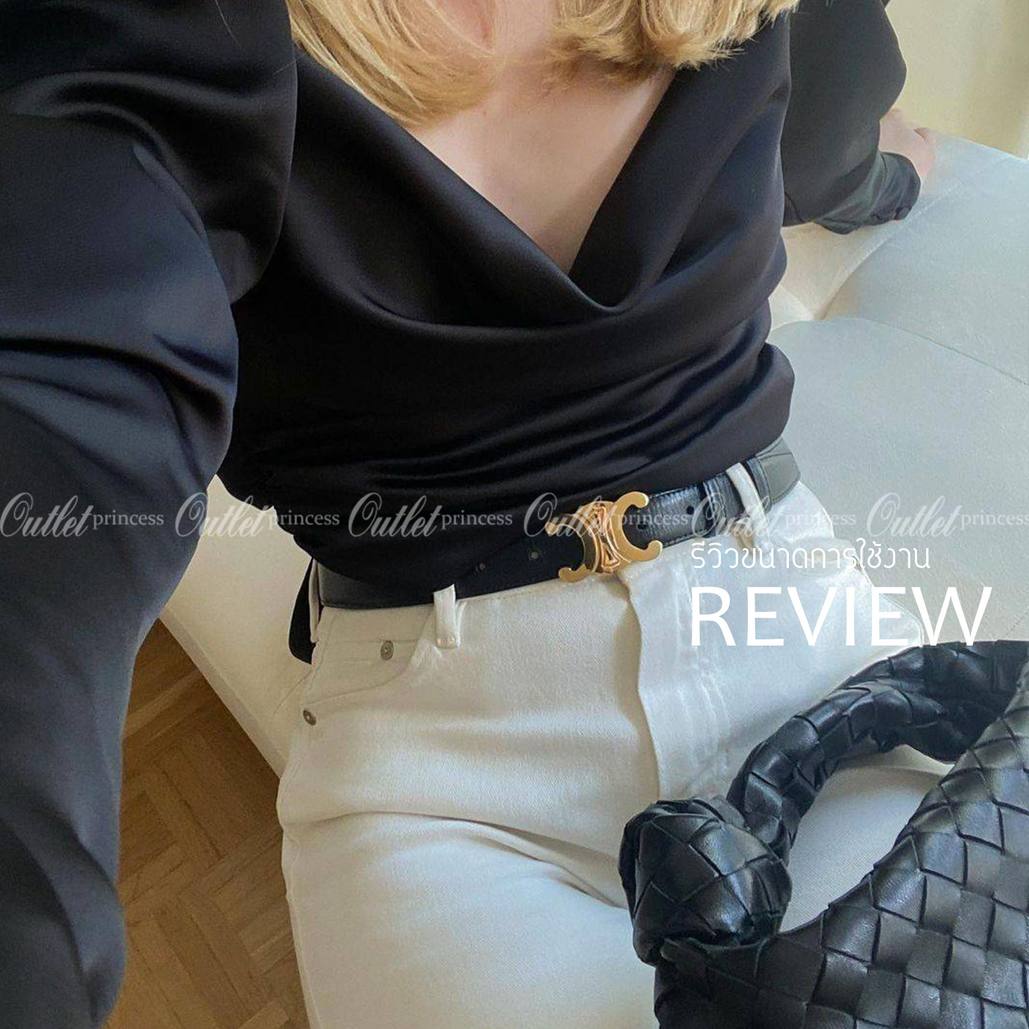 CELINE Vintage Logo Leather Belt VIP Gift With Purchase (GWP) พรีเมี่ยมกิ๊ฟ Limited จาก CELINE PARFUME DUTYFREE วัสดุหนังเรียบสวยหัวเข็มขัดโลโก้แบรนด์แบบ 3D Vintage สีทองสายปรับระดับได้ในดีไซน์เรียบหรูเข้ากับทุกลุ๊คใช้ได้ทั้งชายหญิง