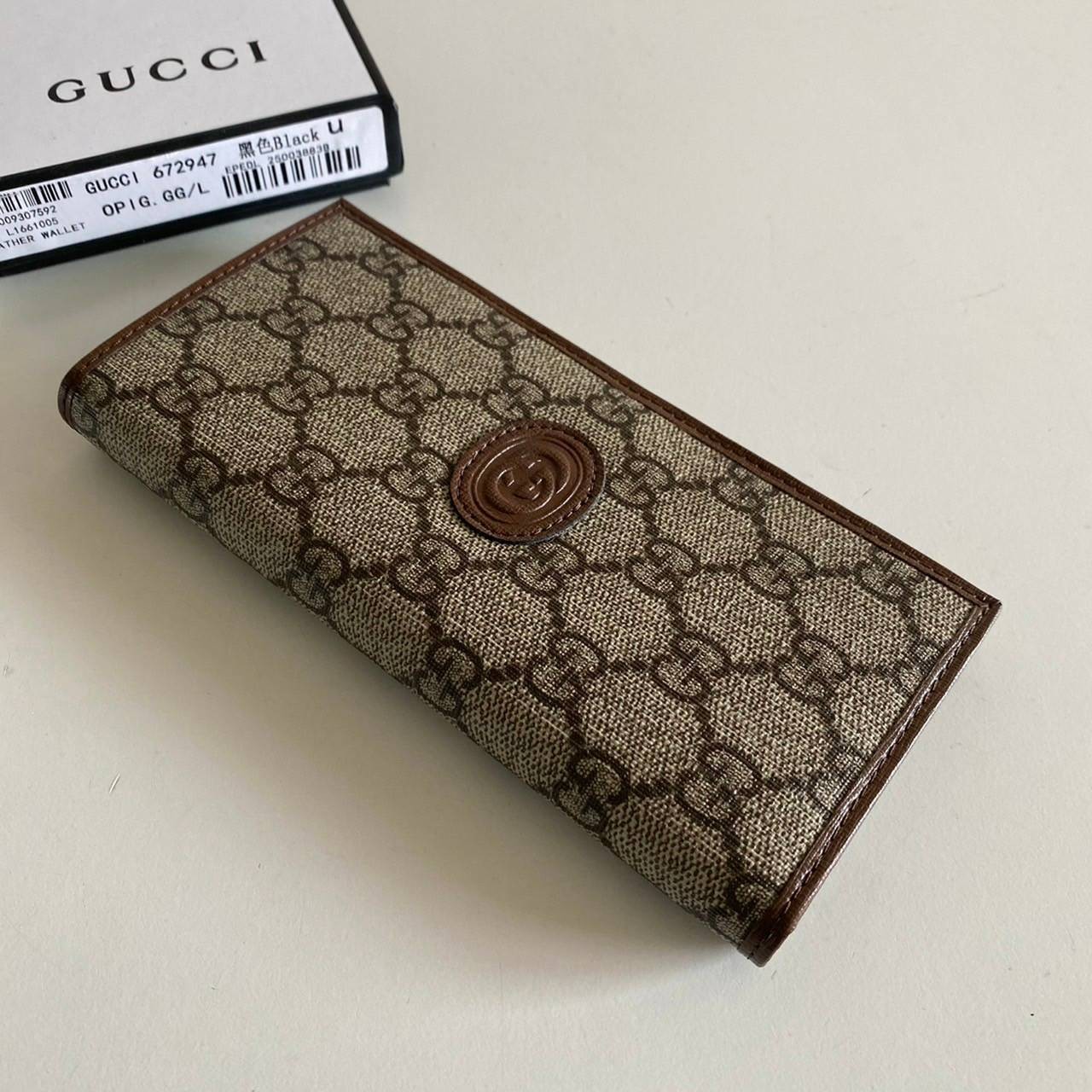 VIP 】Gucci Wallet long กระเป๋าสตางค์ใบยาวสำหรับผู้ชาย งานหนังแท้ รุ่นพิเศษครบเซ็ท ราคาคุ้มที่สุด ต้อนรับปีแห่งความปัง!! เอ็กซ์คลูซีฟมาก!!