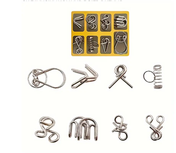 เกมปริศนาขดลวดโลหะฝึกสมอง ฝึกไอคิว