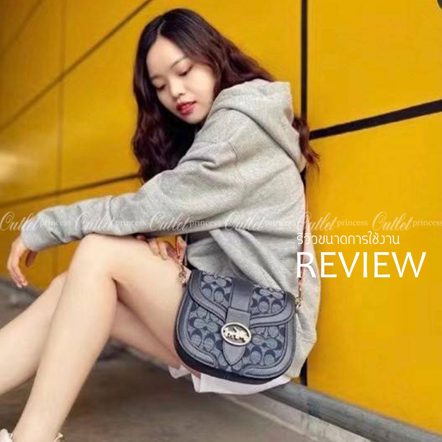 รุ่นแนะนำ ห้ามพลาด สวยมากๆค่ะ! COACH GEOEGIE SADDLE BAG IN SIGNATURE CHAMBRAY ((C4066)) พร้อมส่งที่ไทยค่ะ! กระเป๋าสะพายแบบครอสบอดี้ร์ วัสดุเดนิมทอลายแบรนด์+หนังแท้ เดินด้ายสีคัดกับคัวกระเป๋าได้ สวยงามมากๆค่ะ ด้านหน้ามีอะไหล่โลโก้แบรนด์เด่น เปิดปิดกระเป๋าแ