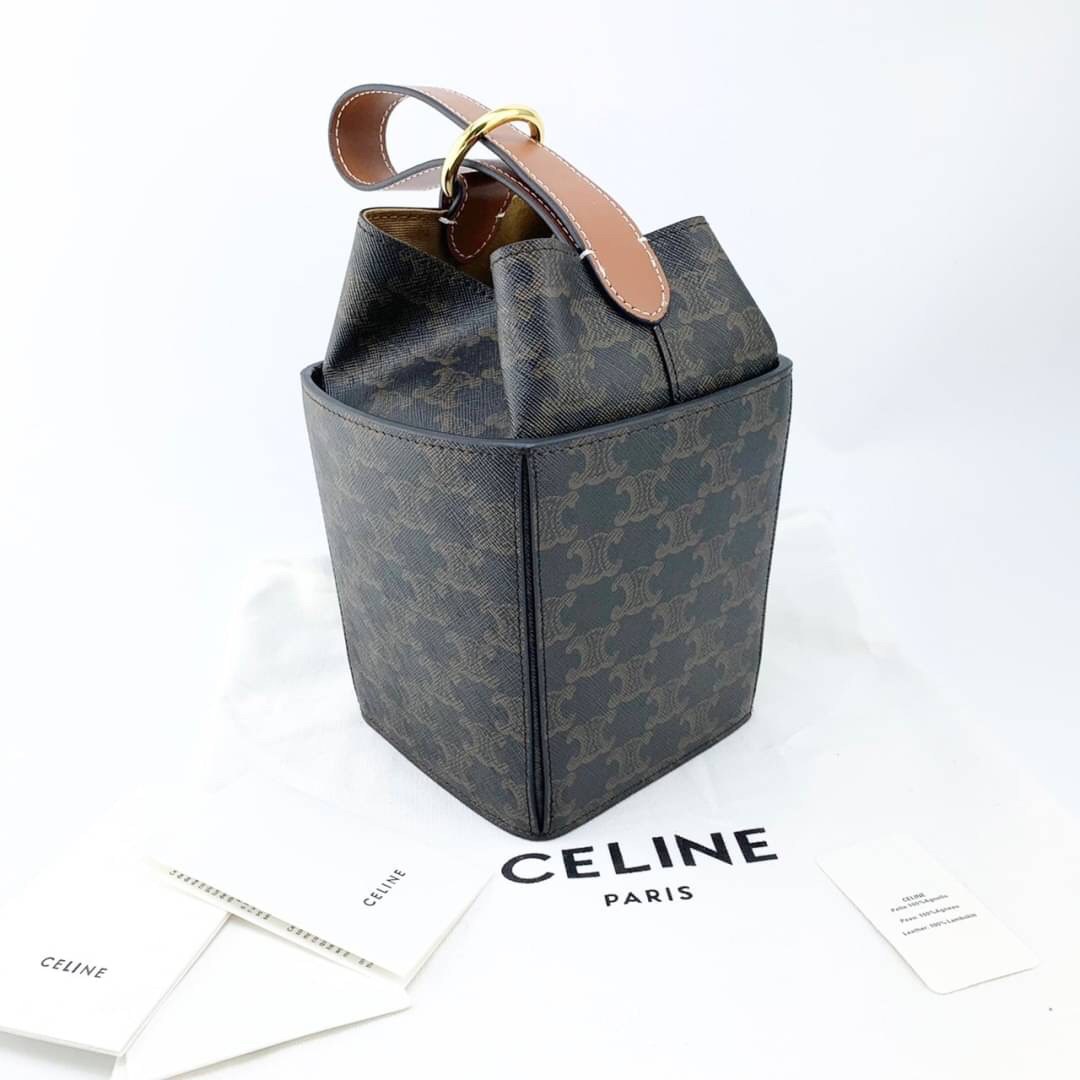 VIP 】หนังแท้ CELINE BOX CLASSIC HANDBAG หนังสวยอยู่ทรง สวยหรูที่สุด รูปทรงทันสมัยคลาสสิกมินิมอลมากค่ะ พร้อมส่งที่ไทยราคาสุดคุ้มห้ามพลาดค่ะ!