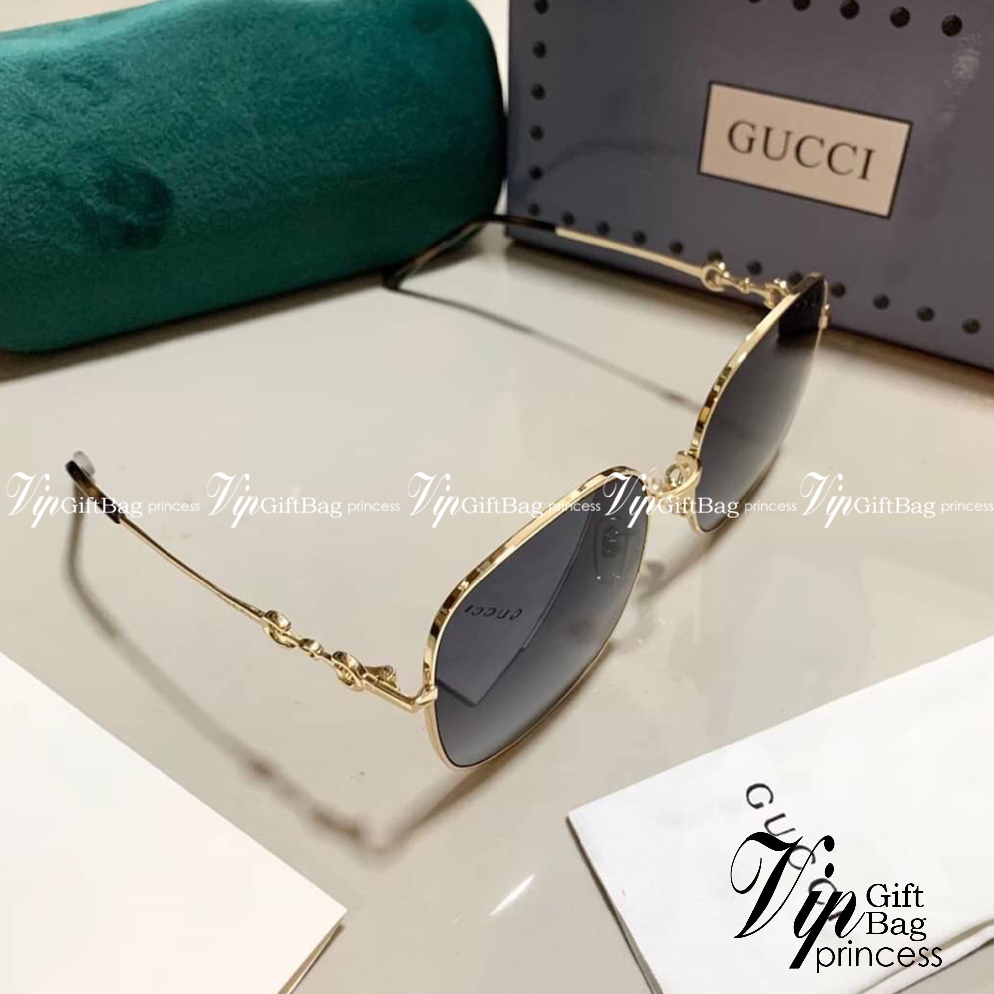 GUCCI SUNGLASSES แว่นตากันแดดชาแนล เกรดออริจินอล 1:1 งานสวยสุด คุณภาพดี Hi-quality กันแดดเต็มประสิทธิภาพ UV protection ภาพถ่ายจากสินค้าจริง