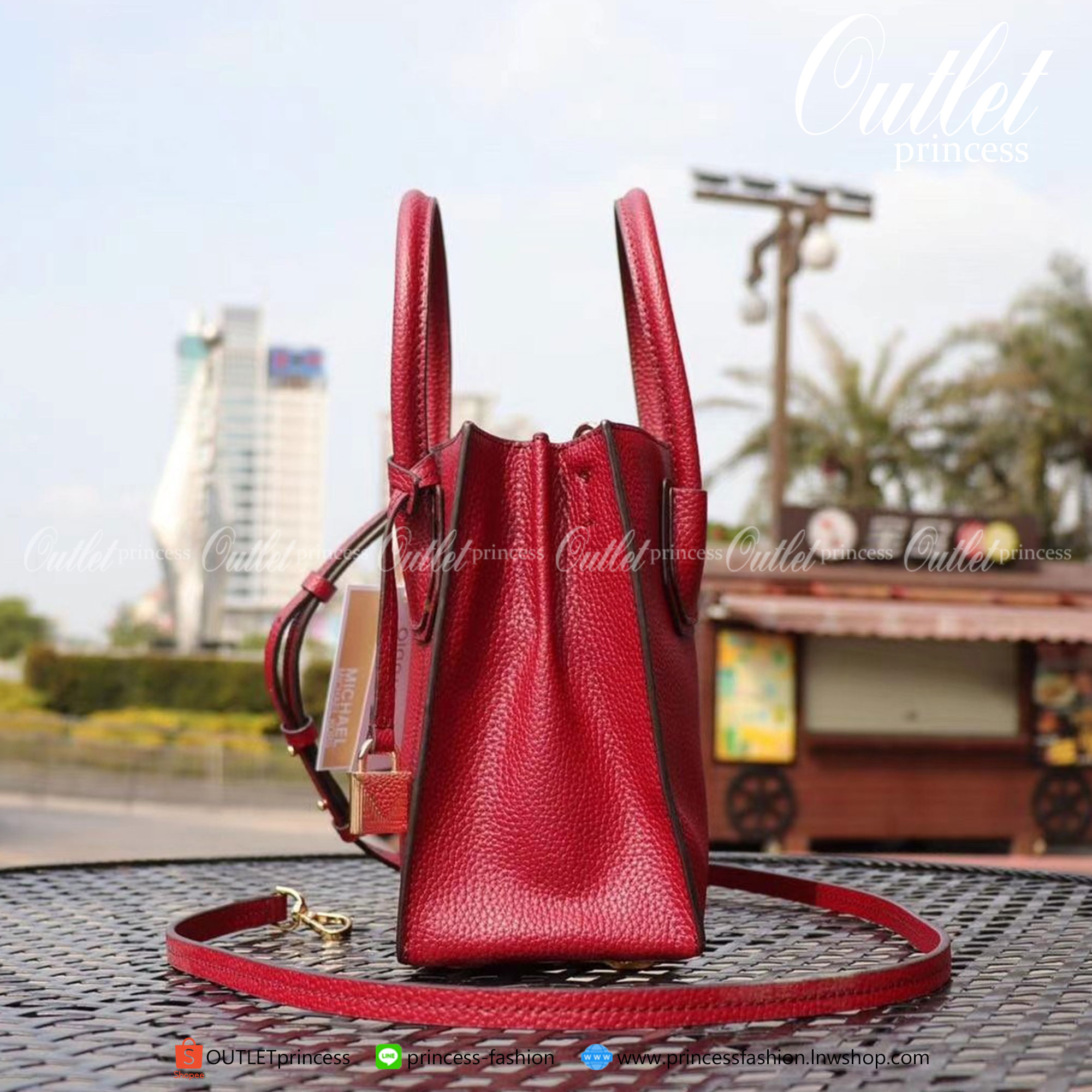 ของแท้ 100% Micheal Kors Genuine Leather Handbag (The Mercer Collection⚡️)