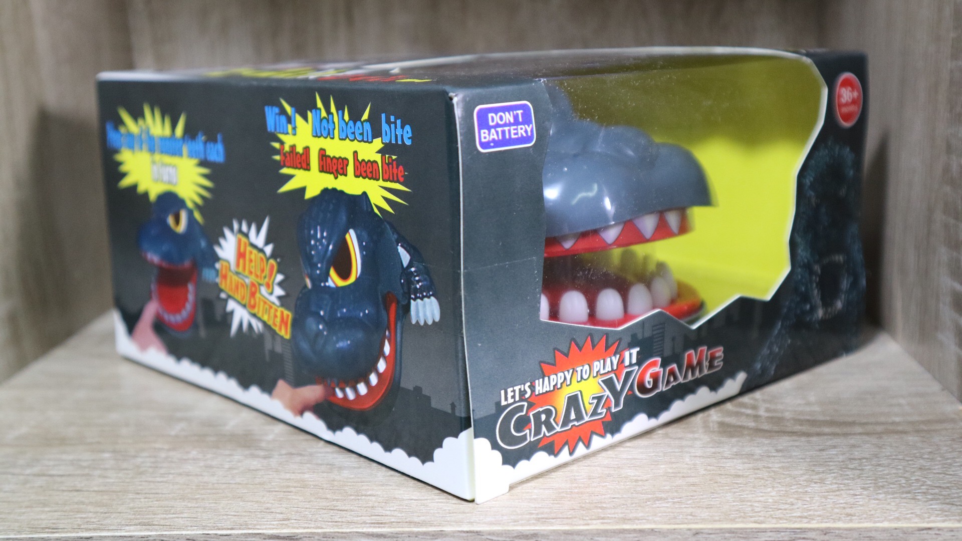 ก๊อตซิลล่างับนิ้ว