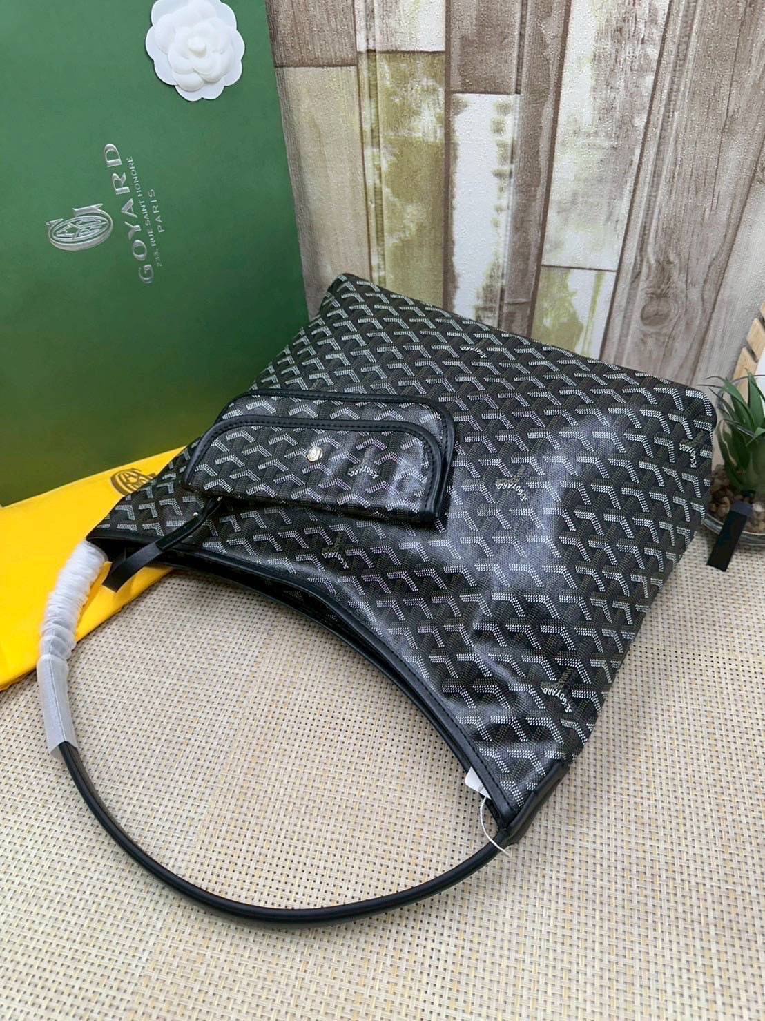 พร้อมส่ง 8 สี ORI หนังแท้ | Goyard Bohème Hobo Bag กระเป๋าสะพายทรงโฮโบ สะท้อนถึงความเบา ความยืดหยุ่น เปิดปิดแบบซิป สะดวกสบายขึ้น