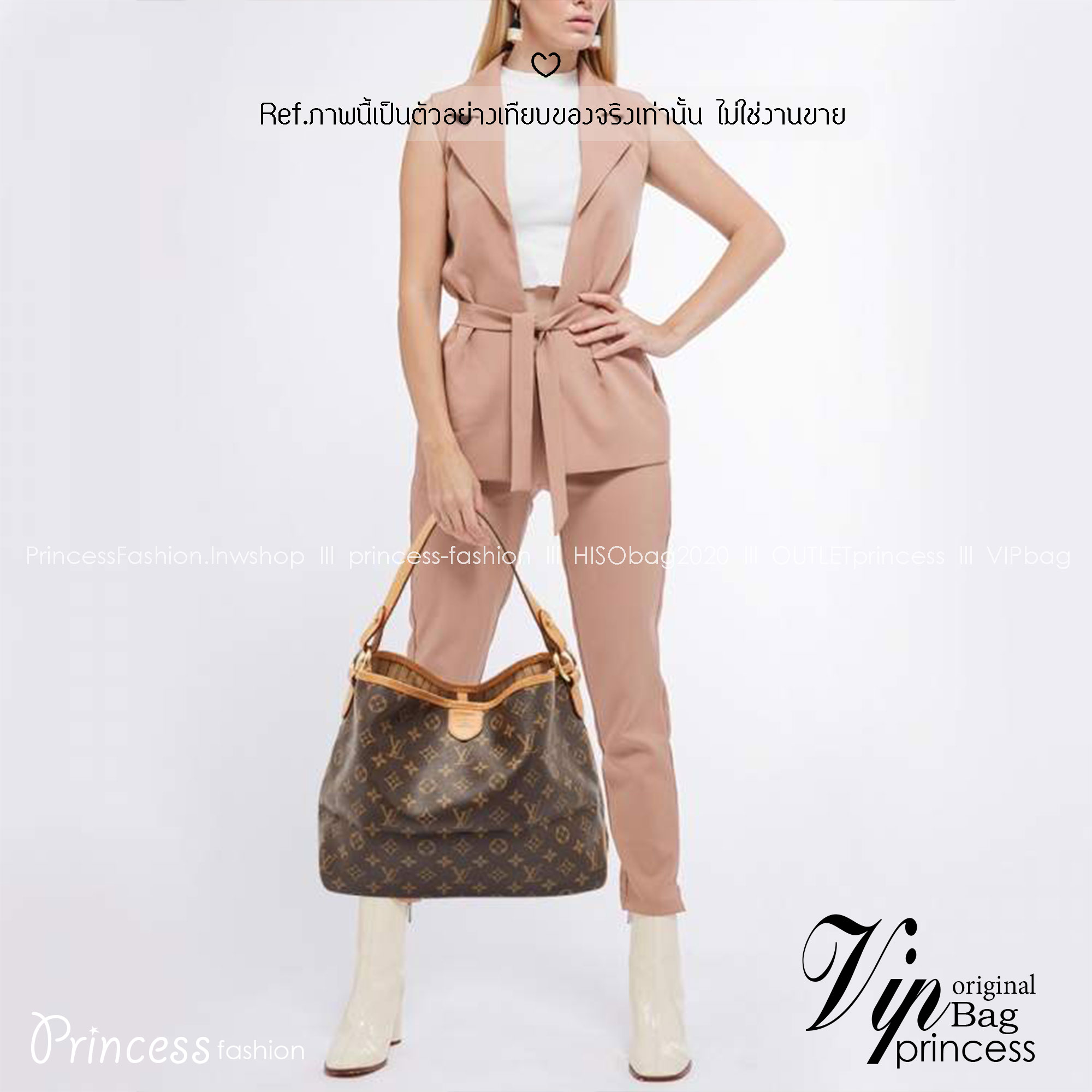 LV Delight Tote Bag กระเป๋าทรงโท้ทใบใหญ่ ขนาดจุได้แบบล้นๆ มาพร้อมใบเล็กเข้าเซ็ทพิเศษที่สุด!! สมใจใครที่มองหากระเป๋าใบโปรด