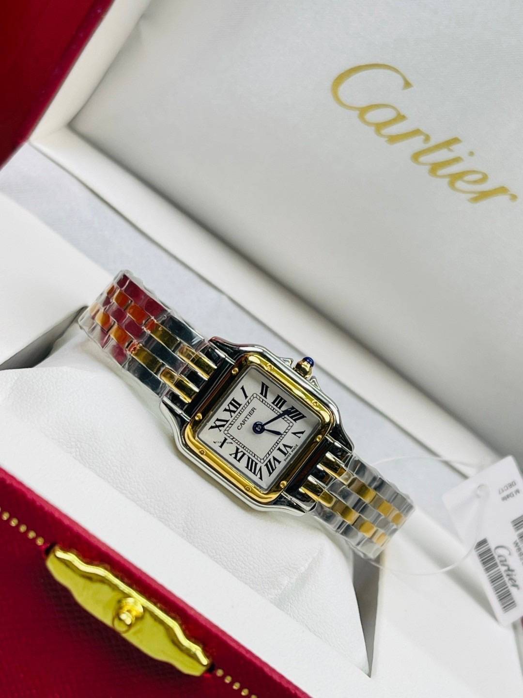 เกรดเทพ Top ORI | นาฬิกาคาเทียร์ New Cartier PANTHERE DE CARTIER WATCH(Ori) เครื่องญี่ปุ่นแท้ 100 % Size 23x30 mm. box set