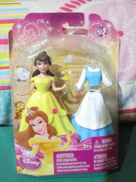 Disney Princess Belle Mini Set ตุ๊กตาดิสนีย์มินิกับเจ้าหญิงเบลล์