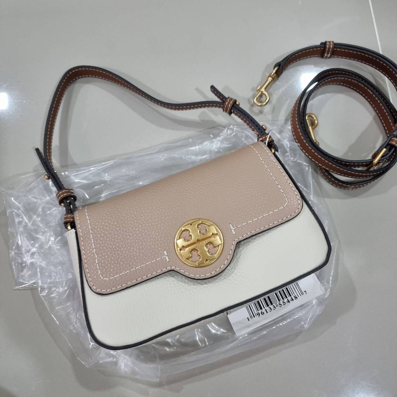 MINI พร้อมส่ง 2 สี TORY BURCH FELIX MINI CROSSBODY BAG กระเป๋าสะพาย เกรดท็อปออริ เกรดดีสุด สลับแท้ 1:1