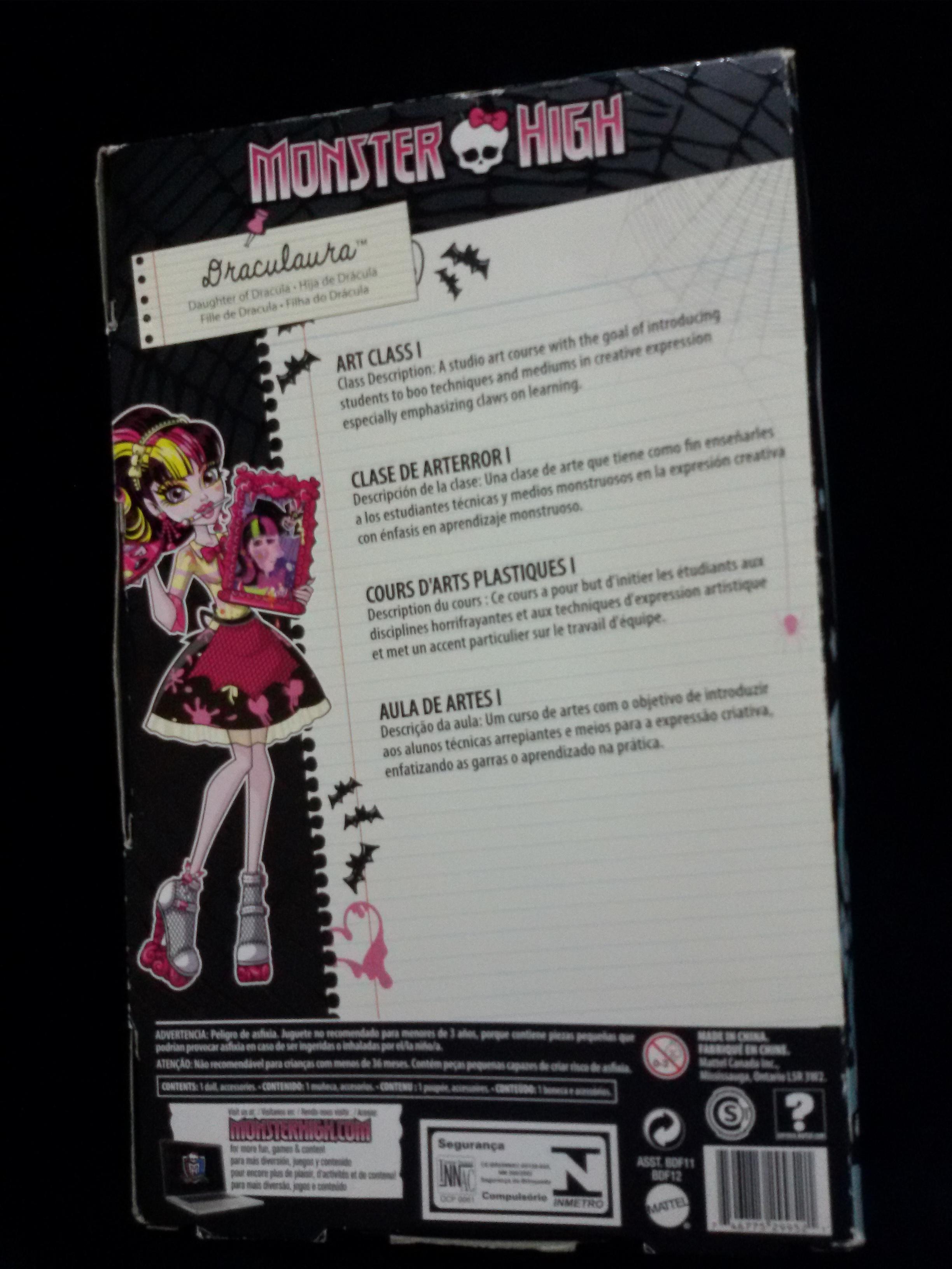 Monster High Art Class Draculaura Doll ตุ๊กตามอนส์เตอร์ไฮแท้ ของใหม่พร้อมส่งค่ะ