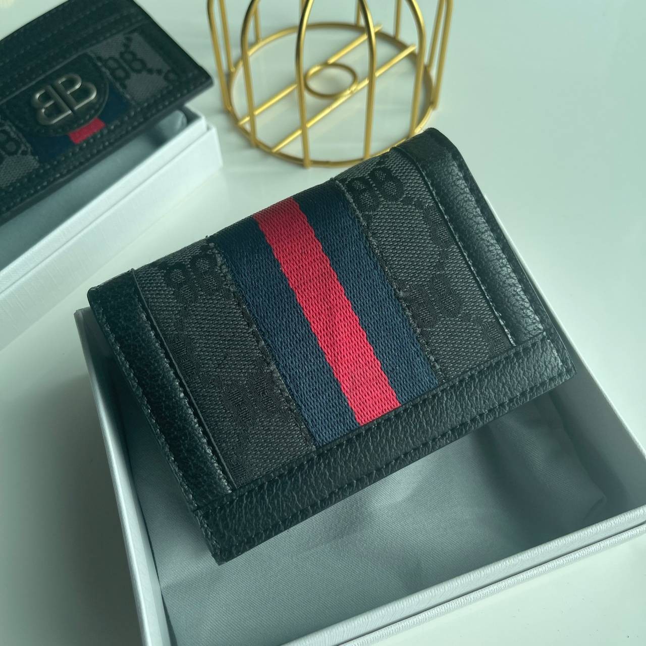 หนังแท้ Gucci X BALENCIAGA wallet The Hacker Project กระเป๋าสตางค์หนังแท้งานสวยมาก พร้อมส่งที่ไทย ภาพสินค้าถ่ายจากงานขายจริง ใช้งานต่างประเทศได้