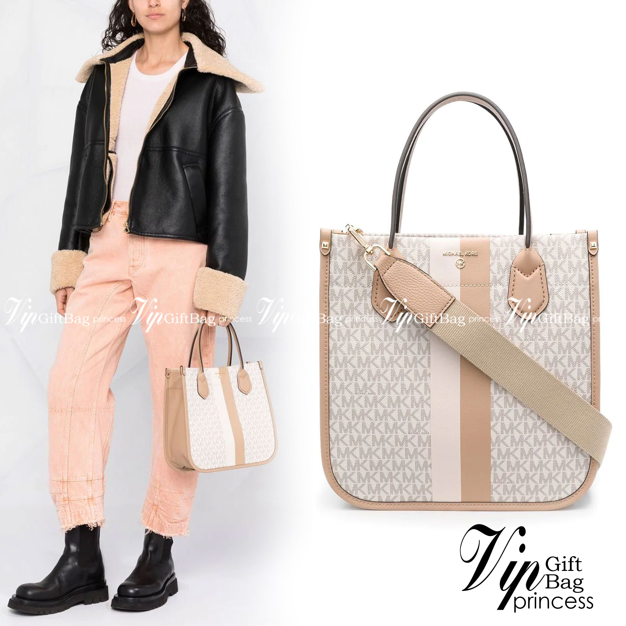 Michael Kors Heidi Tote / Michael Kors Bolsa tote Heidi monogram / MK Tote กระเป๋าสะพายทรง tote มาใหม่ MK หนังพิมพ์ลายแบรนด์ ภายในโล่งกว้าง จุของได้เยอะมาก อะไหล่ปั้มทุกจุด แมทง่ายได้ทุกลุค ภาพถ่ายจากงานขายจริง ใช้งานต่างประเทศได้