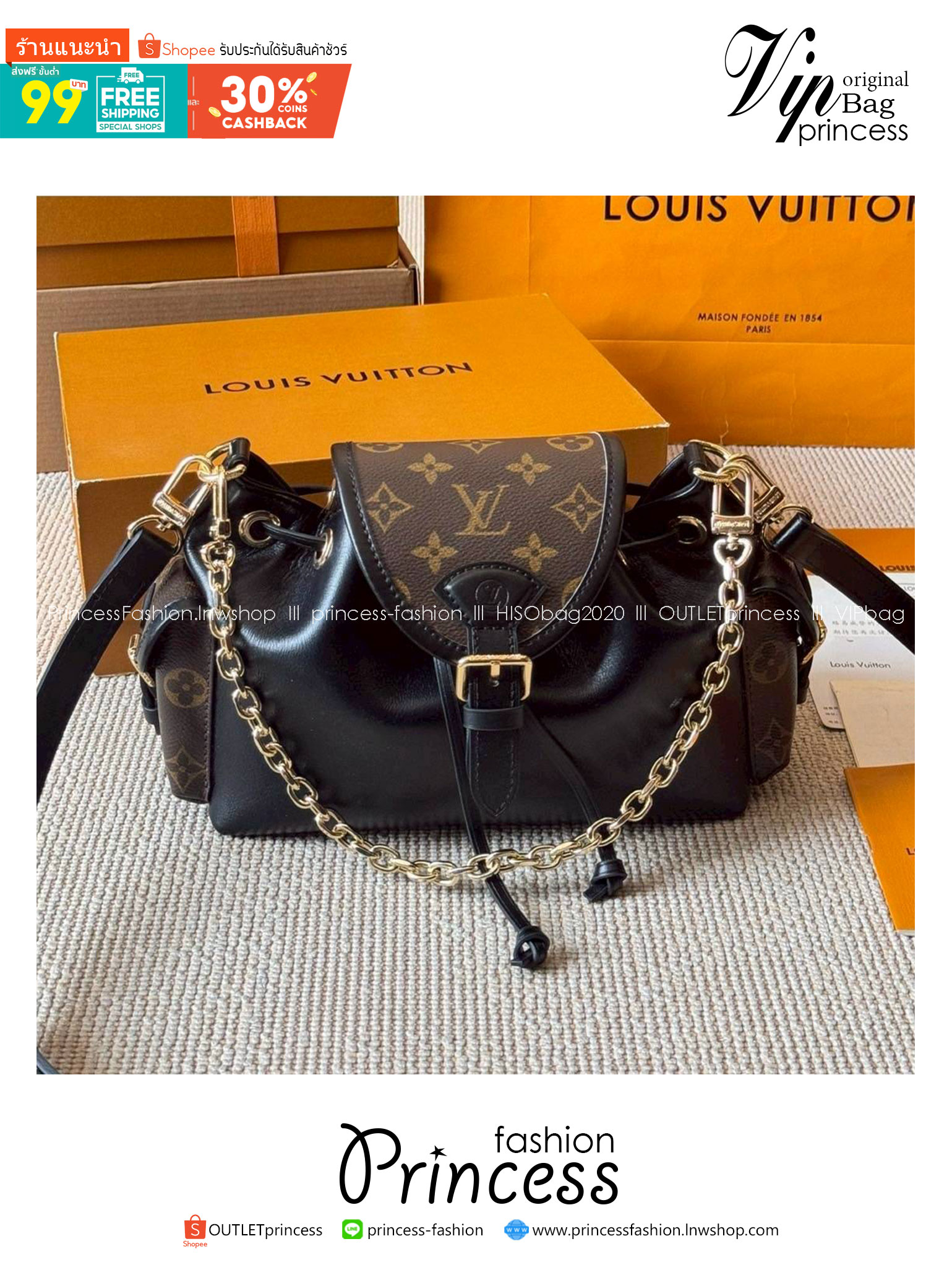 LV Odyssee bag Monogram Canvas กระเป๋าสะพายดีไซน์ใหม่งานหนังแคนวาสแท้ คอลเลกชันประจำฤดูกาล Pre-Fall 2025 ออกแบบมาเพื่อเชิดชูมรดกล้ำค่าที่สืบทอดจากรุ่นสู่รุ่น