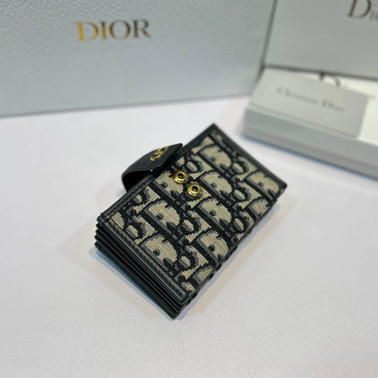 DIOR CARD HOLDER / DIOR Oblique 30 Montaigne monogram 5-gusset cardholder wallet กระเป๋าใส่บัตรแบรนด์หรู เป็นไอเท็มที่จัดสรรความเป็นระเบียบให้คุณได้ง่ายๆ มาพร้อมเสิร์ฟครบเซ็ท