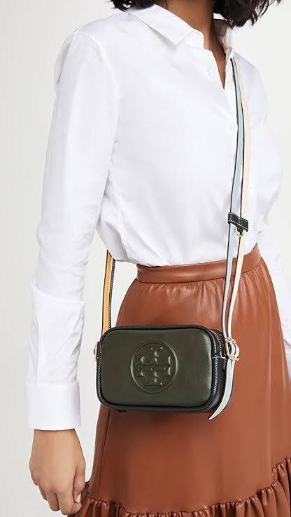 Tory burch perry bombe double strap mini bag