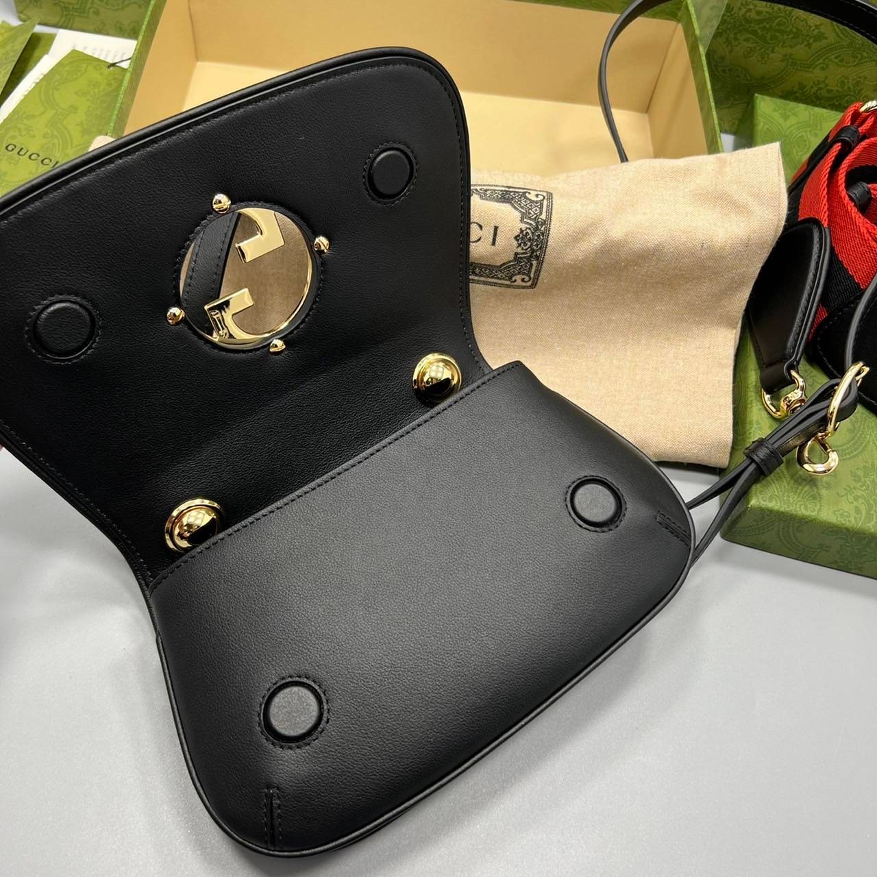 GUCCI Blondie mini bag เกรดเทพออริจินล หนังแท้ ภาพถ่ายจากงานขายจริง ใช้งานต่างประเทศได้ ผ่านทุก ตม