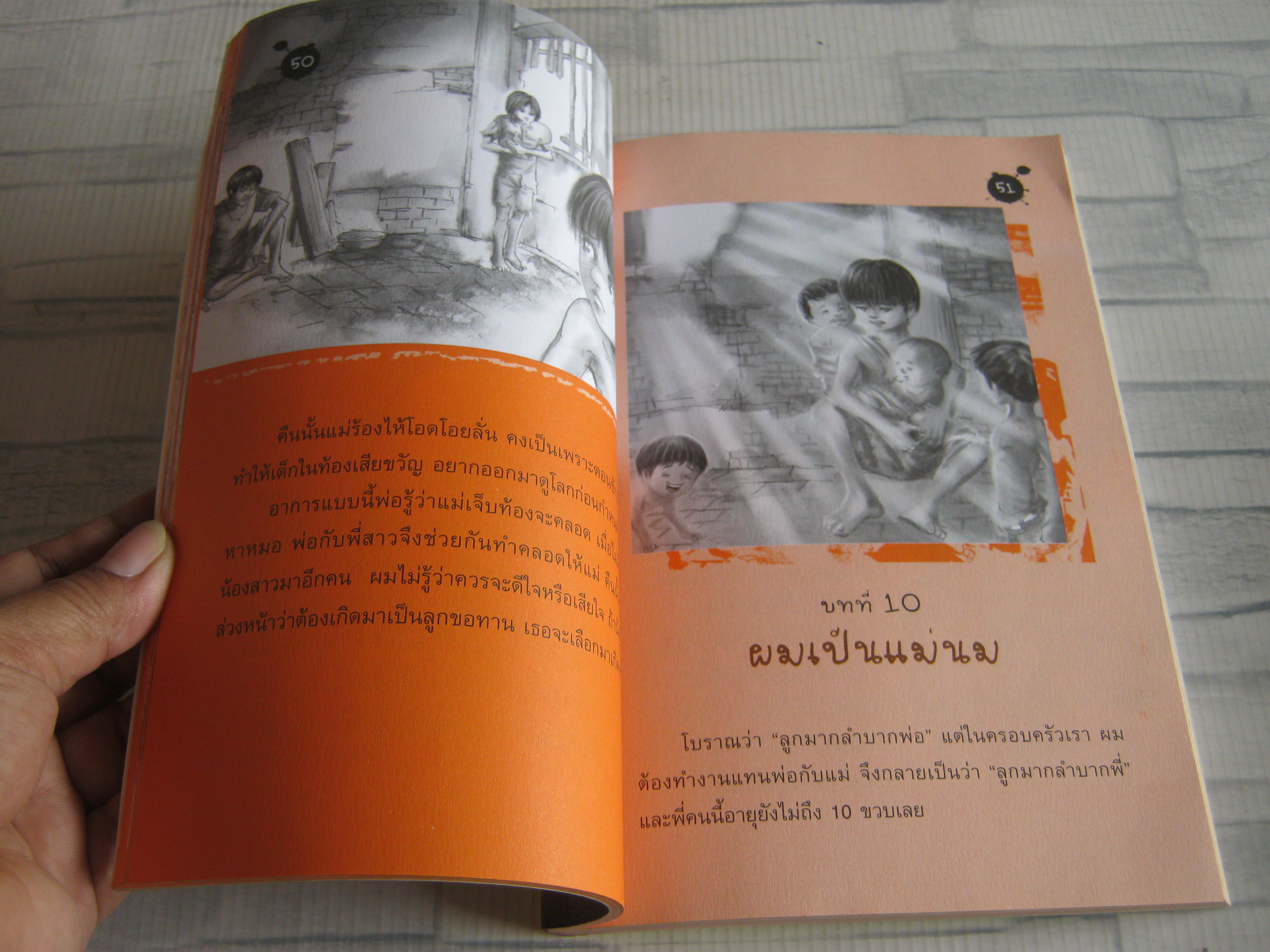 ไล่ตงจิ้น ลูกขอทาน ผู้ไม่ยอมแพ้ต่อชะตาชีวิต ฉบับการ์ตูน Lai Dong Jin เขียน Quan Ying Sheng ภาพ รำพรรณ รักศรีอักษร แปล