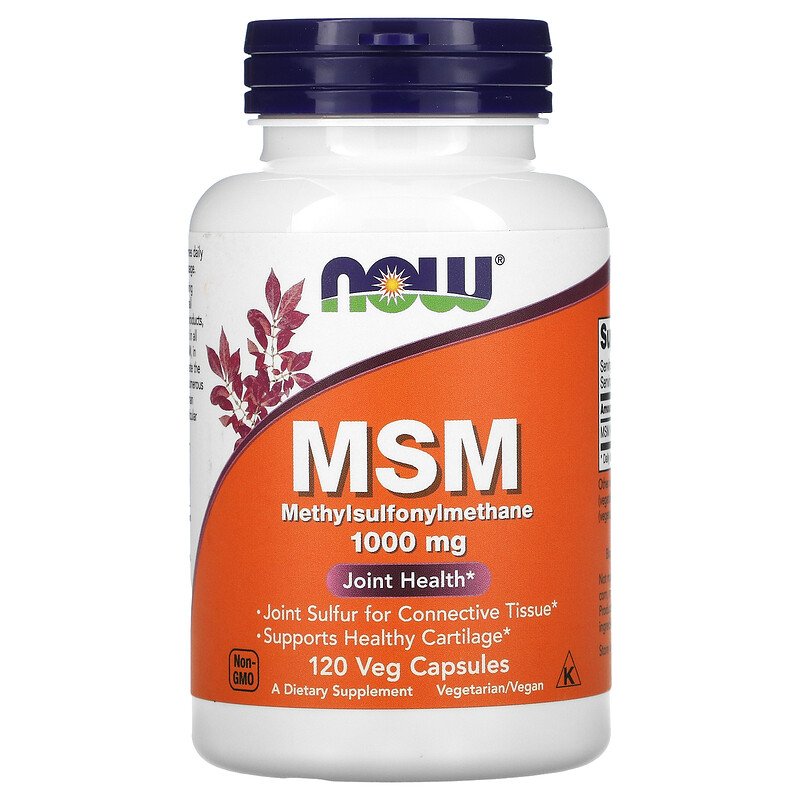 Now Foods MSM 1000 mg 120 Veg Capsules