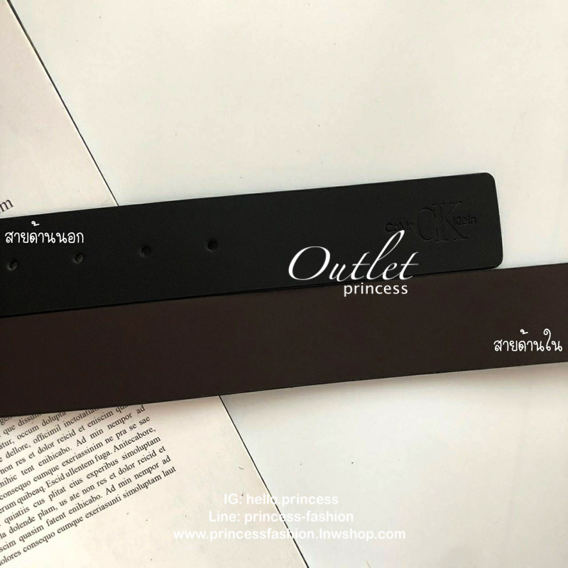 Calvin Klein Belt อุปกรณ์ : มาพร้อมที่เจาะรูเข็มขัด + ถุงผ้าแบรนด์ + ถุงกระดาษแบรนด์ + กล่องแบรนด์