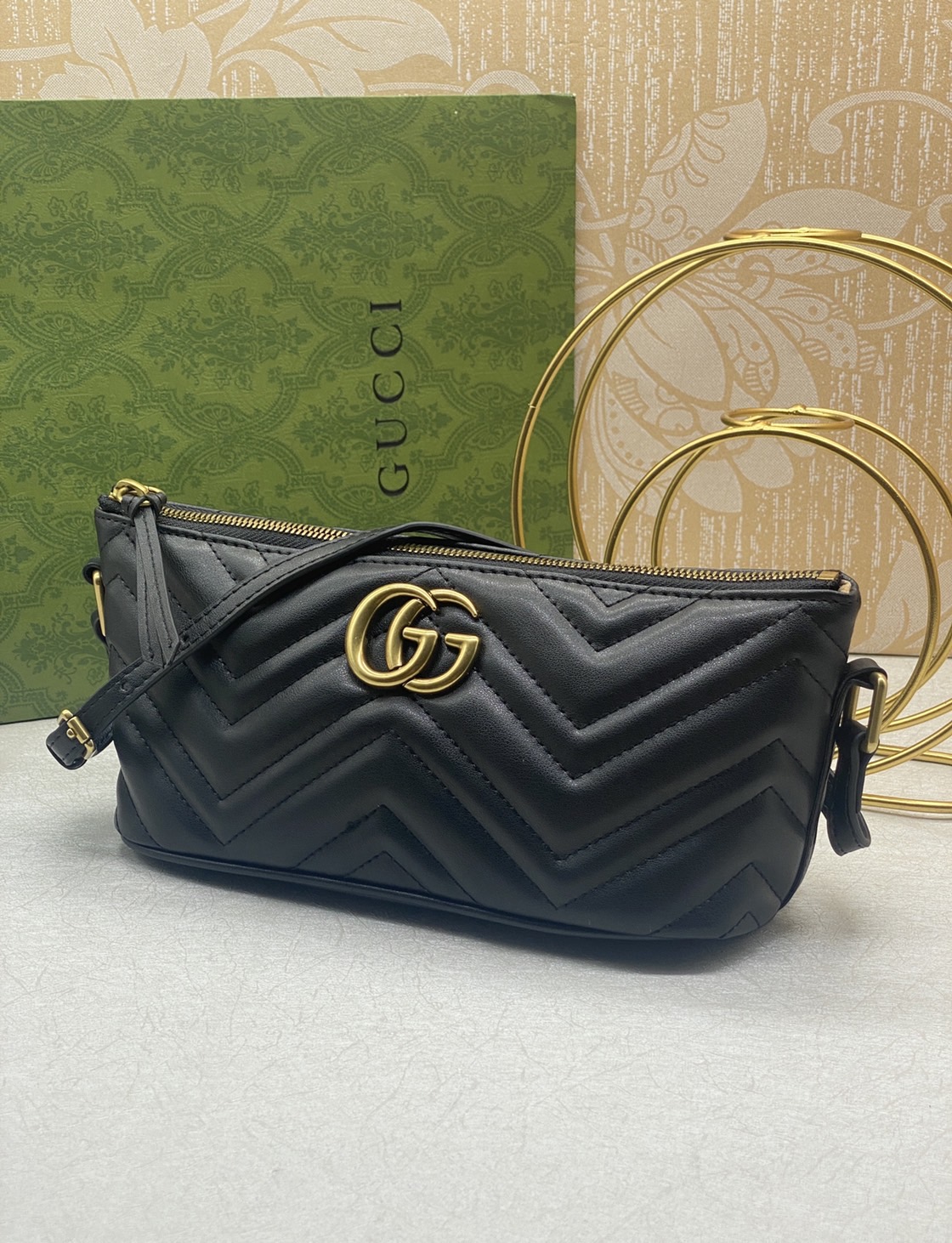 GUCCI GG Marmont shoulder bag / GUCCI Marmont เกรดออริจินอล 1:1 ใช้งานต่างประเทศได้ รุ่นใหม่ล่าสุด