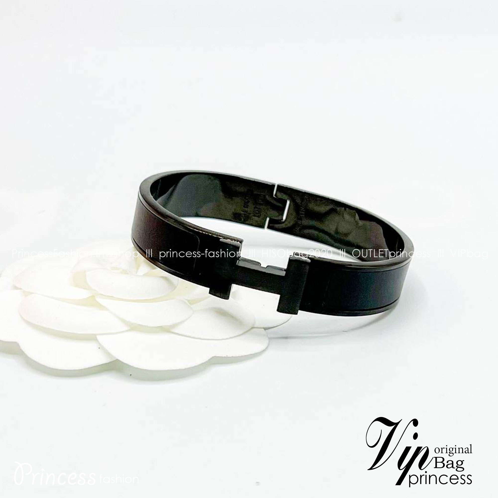 HERMES Clic HH So Black bracelet ออริจินอล พร้อมส่งที่ไทย เกรดใช้งานสลับของแท้ ใช้งานต่างประเทศได้