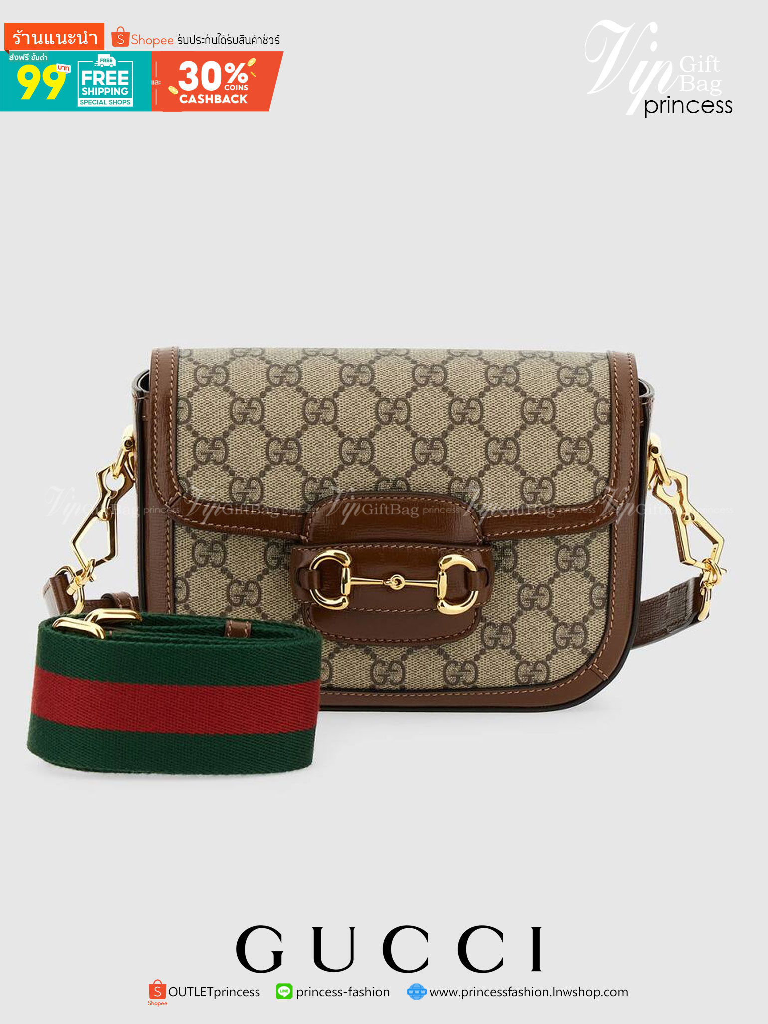 VIP GIFTbag 】หนังแท้สวยมากกกกกก มีจำนวนจำกัดน้าา Gucci Horsebit 1955 mini bag กระเป๋าสะพายข้าง ทรงใช้งานง่าย ดีไซน์เรียบหรูและคลาสสิคตามสไตล์ ใส่ของสำคัญได้สบาย ใส่มือถือได้ทุกรุ่น มาพร้อมสายสะพายสปอร์ต ถอดออกได้ ปรับได้ตามตัว ใบนี้แมทช์ได้กับทุกสไตล์การแ