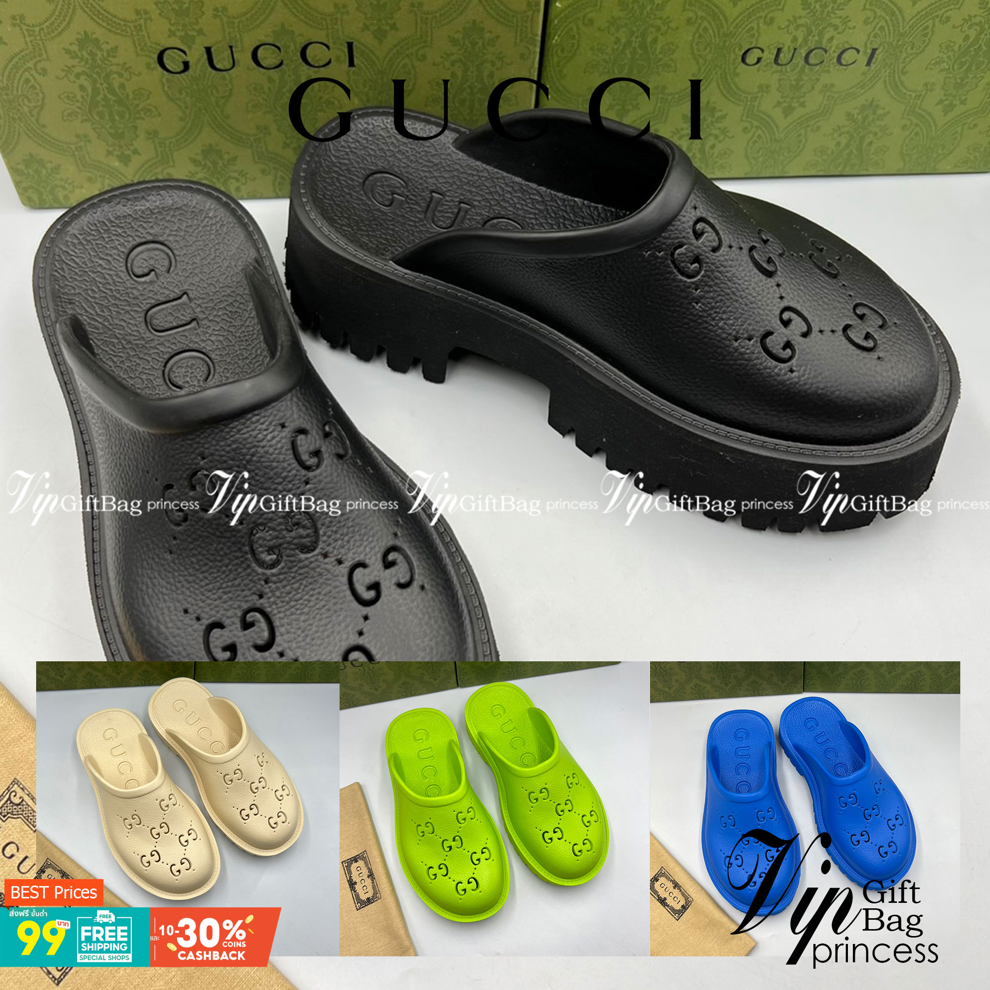 Gucci sandals Original พร้อมส่งที่ไทย