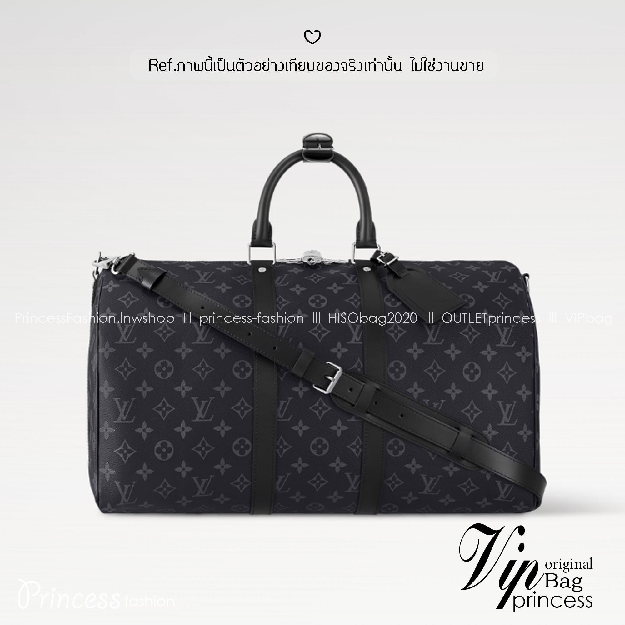 LV Keepall Bandoulière 45 Monogram Eclipse / Damier Graphite Canvas กระเป๋าเดินทางแบบดัฟเฟิล เป็นรุ่นที่เคียงข้างนักเดินทางรอบ สวยหรูโลกสง่างามตลอดกาล มีไว้ไม่มีเอาท์ เกรดท็อป ออริ เทียบแท้ 1:1 เกรดดีสุด