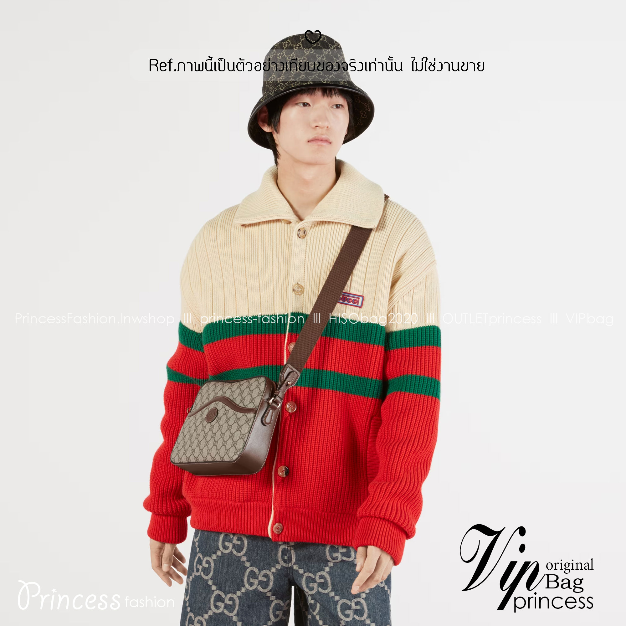 GUUCI Messenger bag with Interlocking G / guccipouch กระเป๋าสะพายทรงแมสเซ็นเจอร์ ใหม่ล่าสุด พิมพ์ลายคมชัดโมโนแกรมแคนวาสกับไอเท็มที่หนุ่มๆต้องไม่พลาด ดีไซส์สวยเด่นเป็นเอกลักษณ์