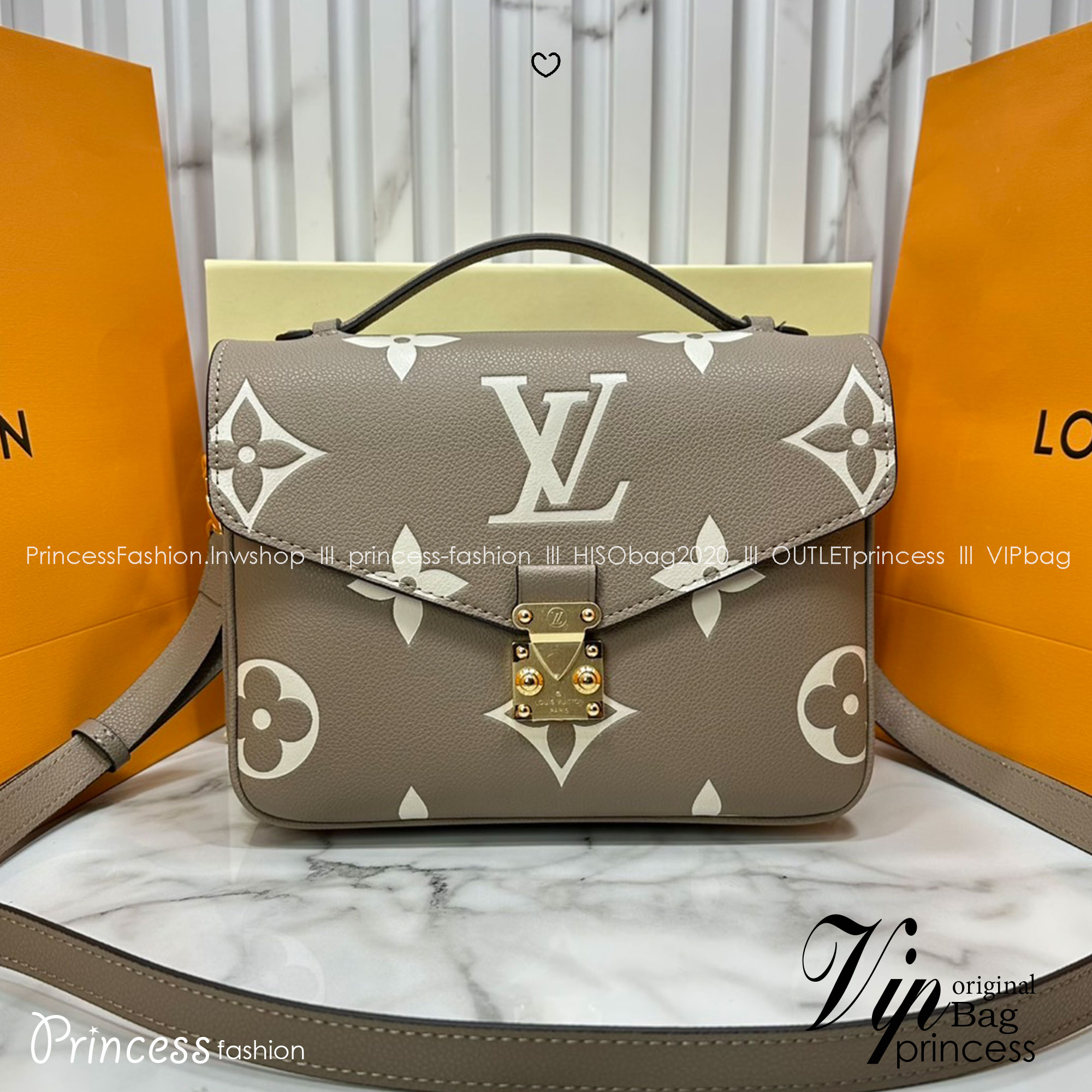 ORI หนังแท้ | LV Pochette Metis Monogram Empreinte leather กระเป๋าสะพาย อีกหนึ่งผลงานเด่นประจำฤดูกาล Spring 2021