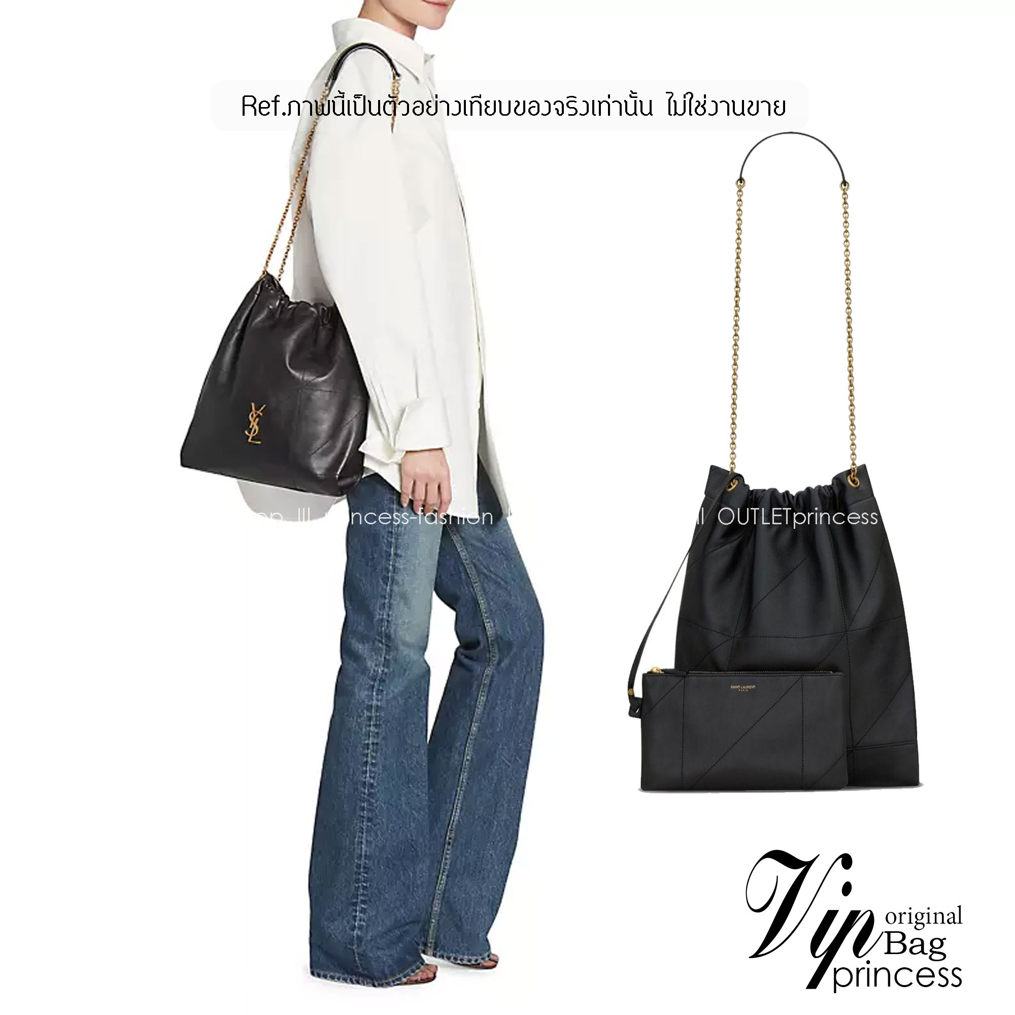 YSL JAMIE 4.3 POCHON / YSL TOTE BAG กระเป๋าสะพายทรงโท้ท รุ่นใหม่ งานหนังเต็มใบจุของได้เยอะ เกรดออริ 1:1 ใช้งานต่างประเทศได้