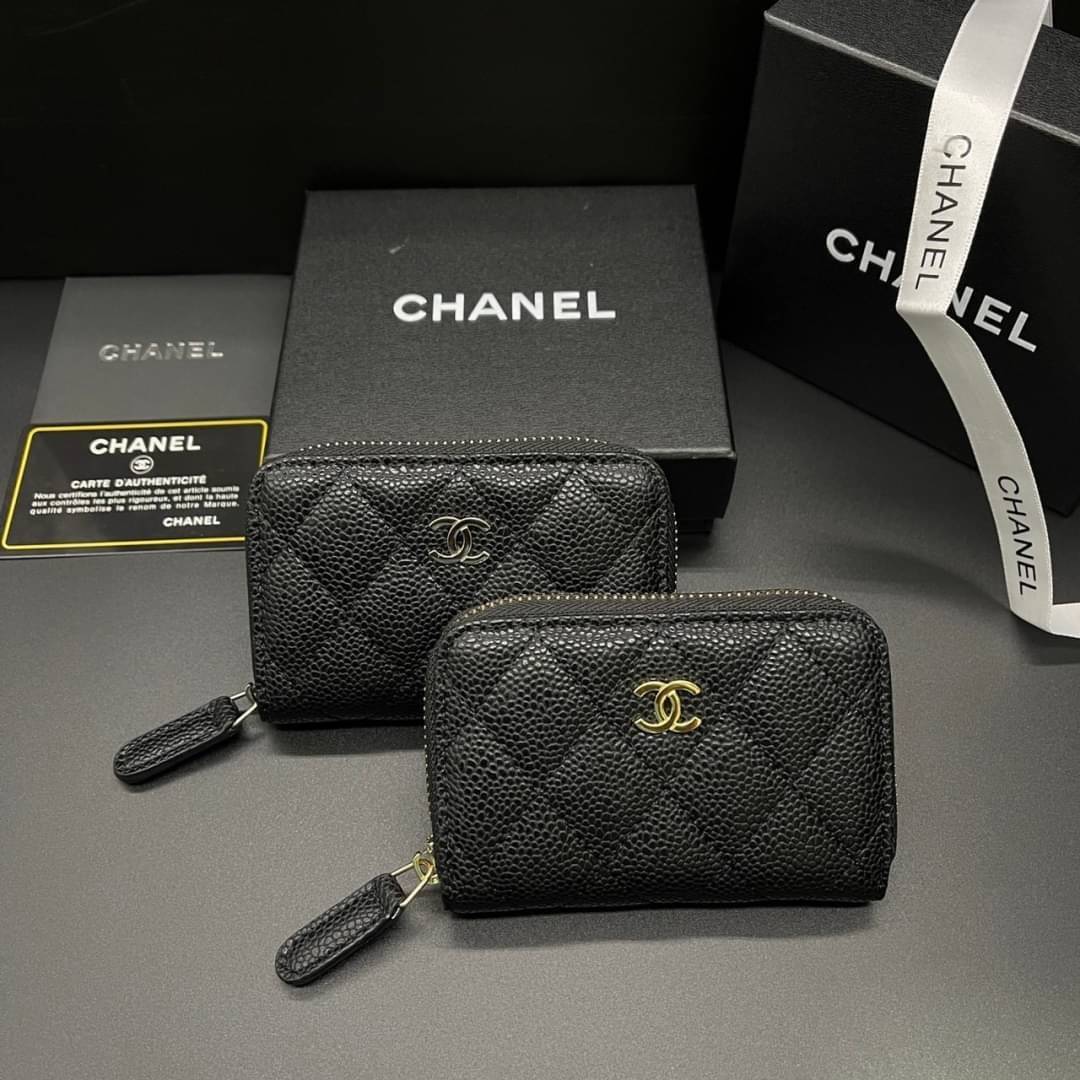 Chanel Wallet / Chanel Card Holder Zippy / Chanel Zippy Coin กระเป๋าสตางค์ชาแนลใบสั้น กระเป๋าใส่บัตร ใส่เหรียญ ภายในตามรูป เกรดออริจินอล ภาพถ่ายจากงานขายจริง ใช้งานต่างประเทศได้