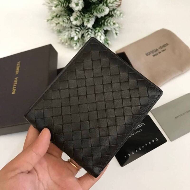 พรีเมี่ยมกิ๊ฟแท้ 100% 】Bottega Veneta BI-FOLD MEN WALLET
