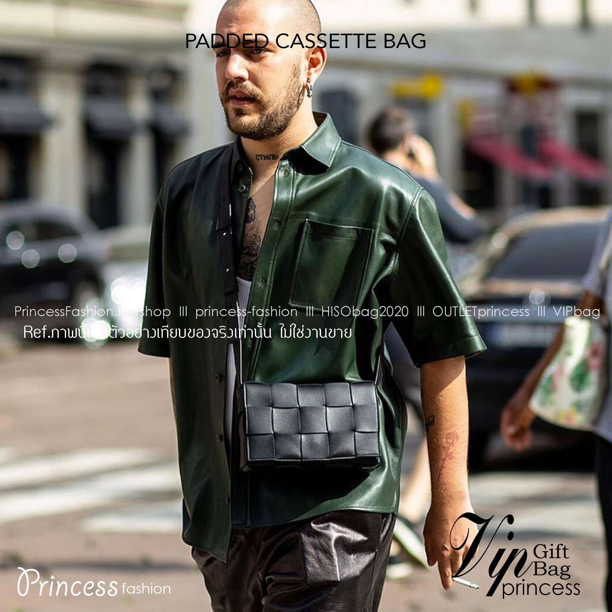 BOTTEGA VENETA PADDED CASSETTE BAG สร้างสรรค์ให้ไอเท็มนี้ดูหรู ดูแพง ใบจริงสวยมาก ใช้ได้ทั้งชายหญิง มาจำนวนจำกัด รีบตำกันน้า ไม่อยากให้พลาดเลยจ้า
