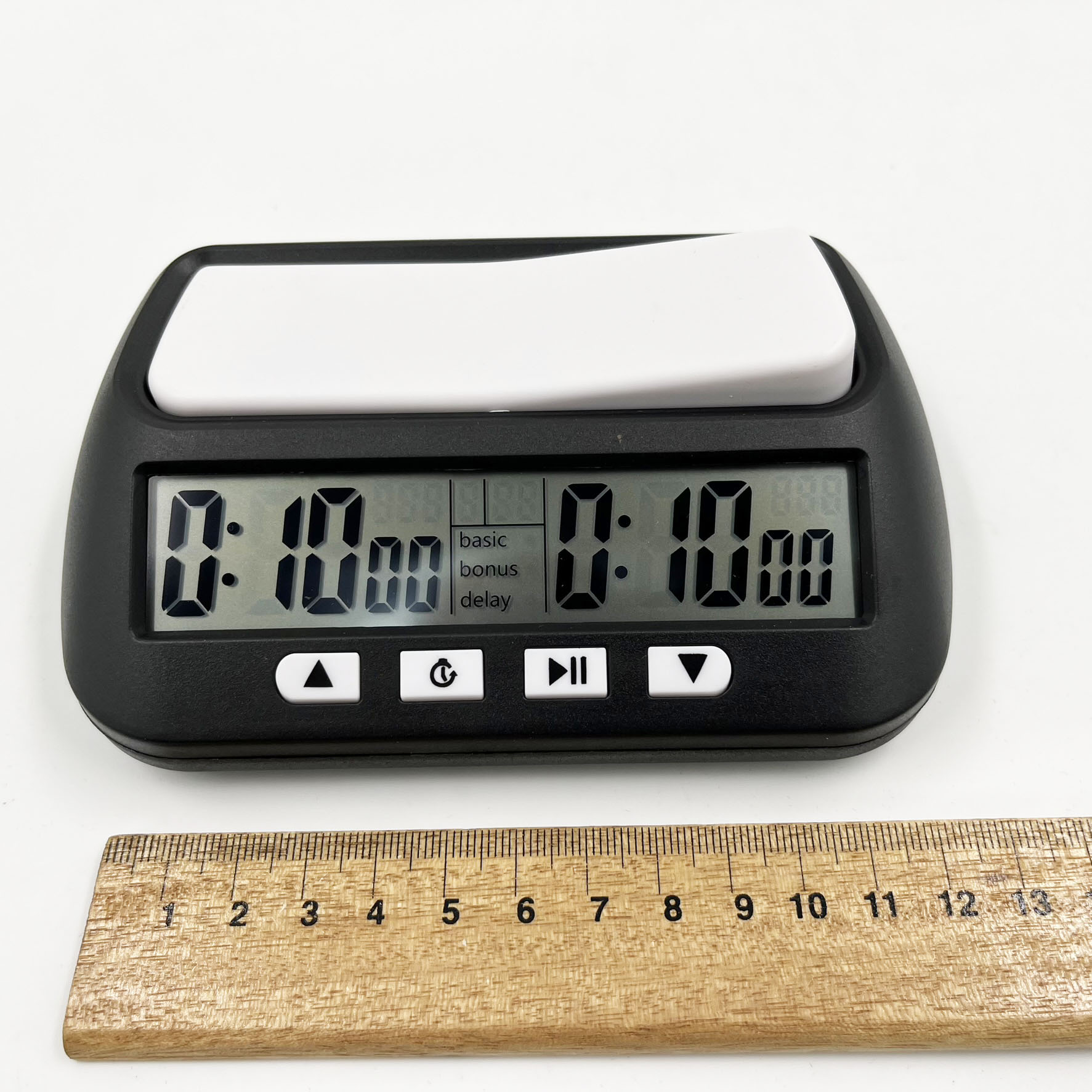 นาฬิกาจับเวลาหมากกระดานแบบดิจิตอลที่กดแบบกระดกขนาดพกพา YS-902