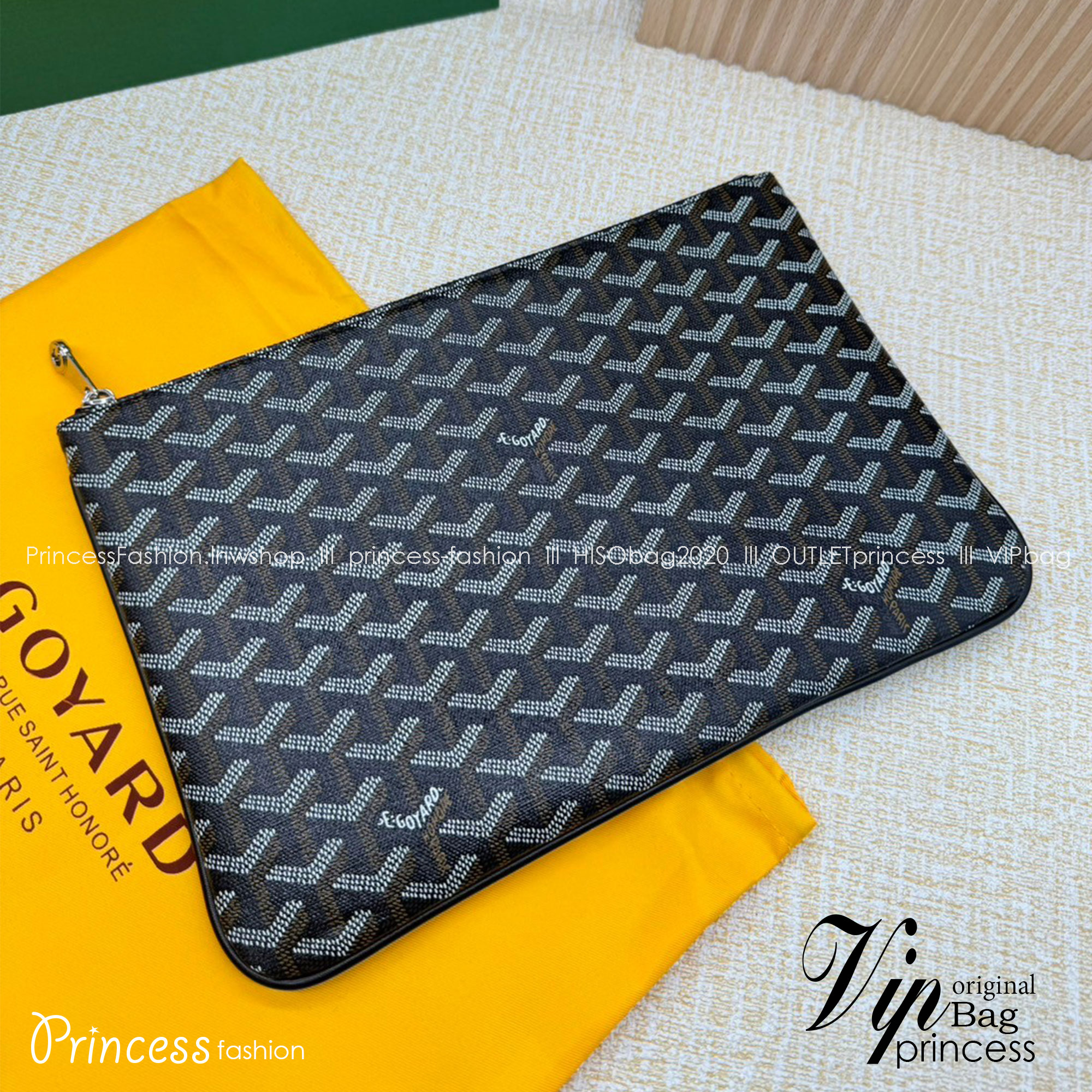 พร้อมส่ง GOYARD CLUTCH BAG unisex 30cm กระเป๋าคลัช ใช้ได้ทั้งชายหญิง เกรดออริ สลับแท้ 1:1 ใช้ต่างประเทศได้ ภาพถ่ายจากงานขายจริง