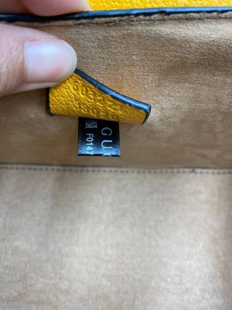 VIP 】หนังแท้ GUCCI MULTICOLOR SMALL GG FLORA BAMBOO PADLOCK BAG พร้อมส่งที่ไทย