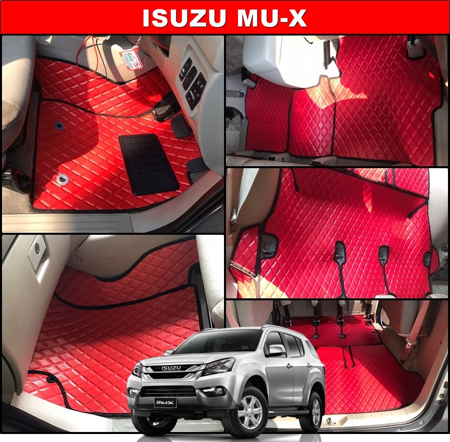 พรมปูพื้นรถยนต์ISUZU MU-X 2014-2019พรมลายDIAMOND เต็มคัน