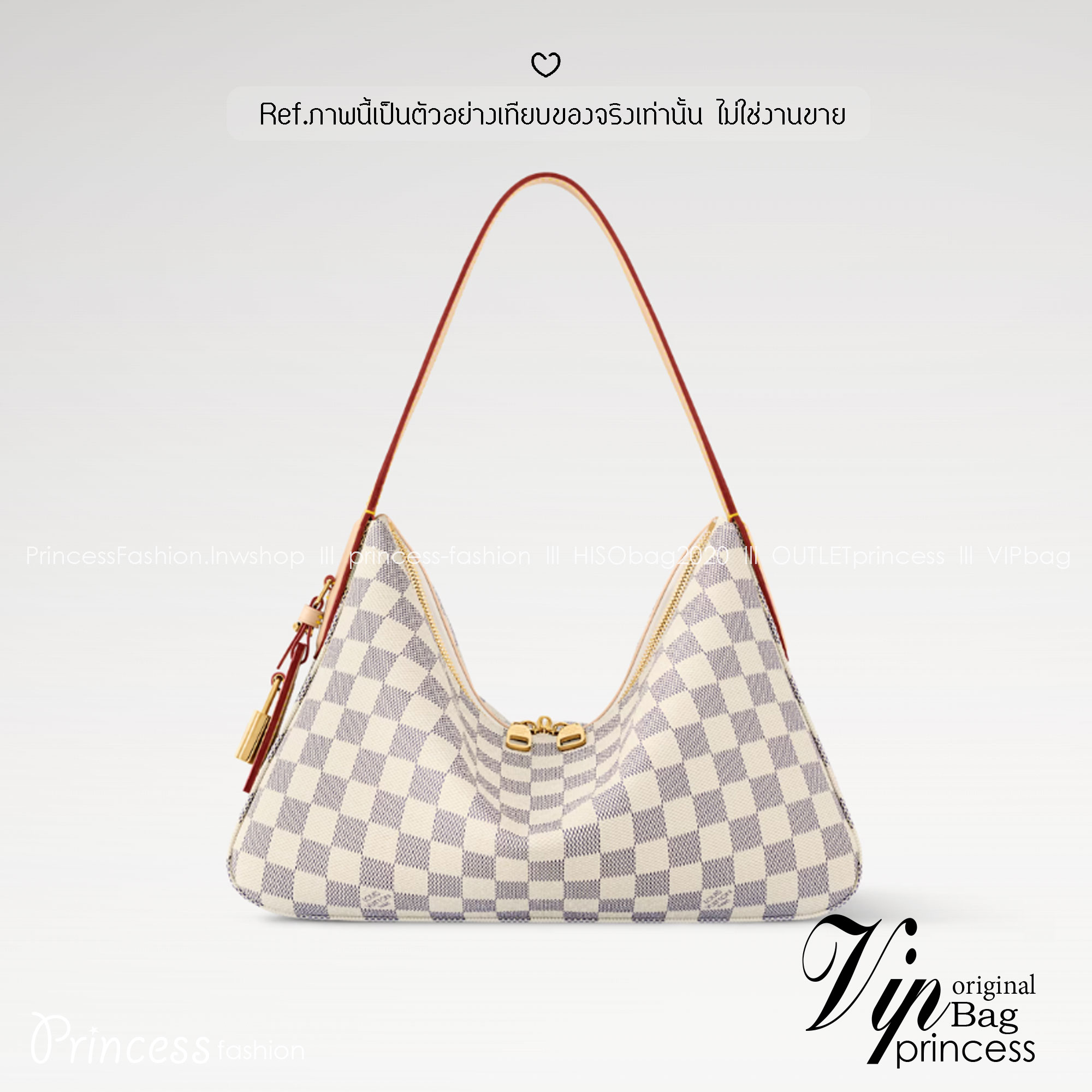 ORI หนังแท้ | LV Slouchy MM Damier Azur PM ใหม่ล่าสุด กระเป๋าโฮโบทรงสวยที่ใครๆก็ต้องมี ด้วยรูปทรงคลาสสิคและใช้งานง่าย สะพายสะดวกด้วยหูสะพายในตัว สวยดูลัคชู