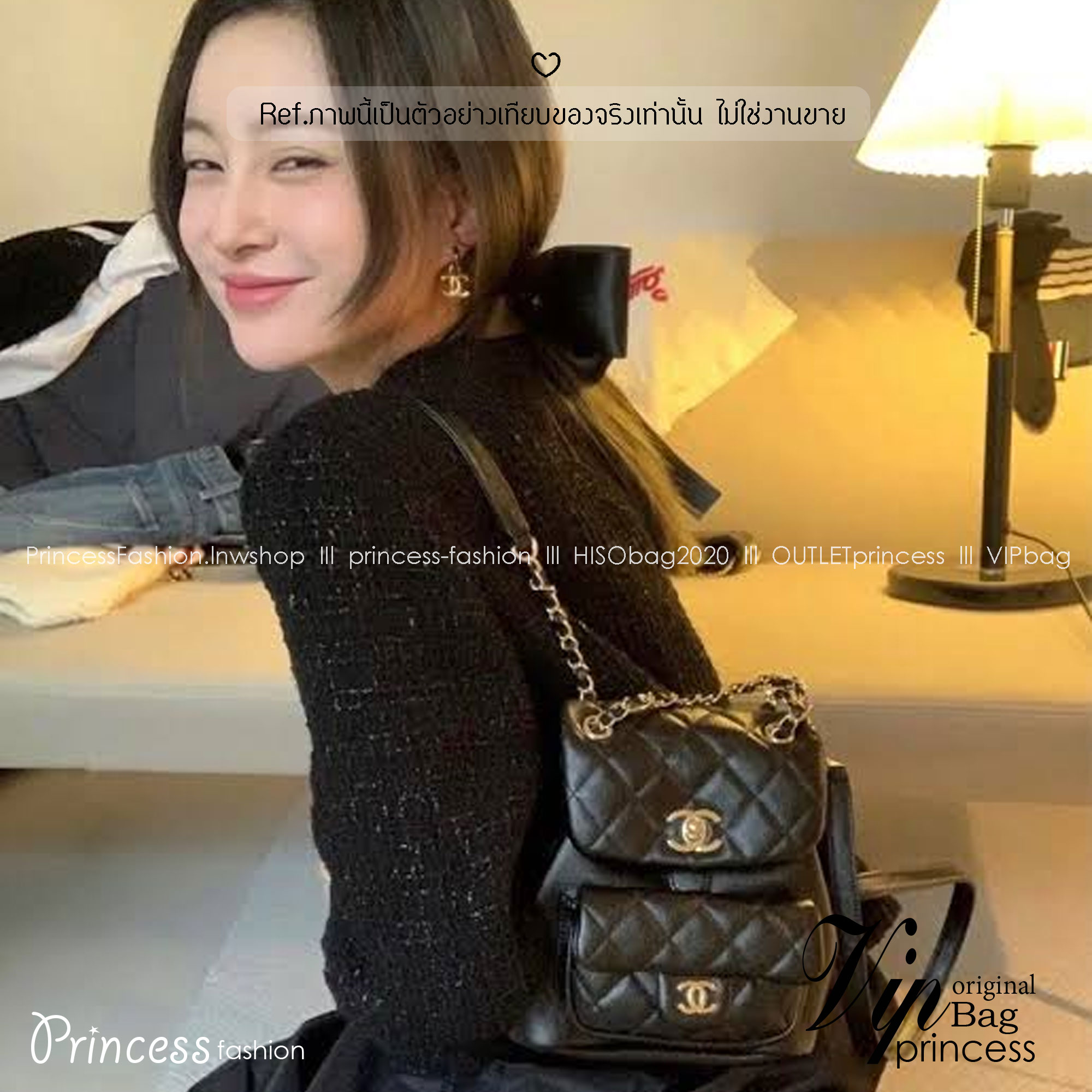ORI หนังแท้ | Chanel Duma Backpack กระเป๋าเป้ไซส์มินิ น่ารักน่าใช้สุดๆ ไอเท็มยอดฮิต รูปทรงทันสมัย ดีเทลความสวยมากมาย